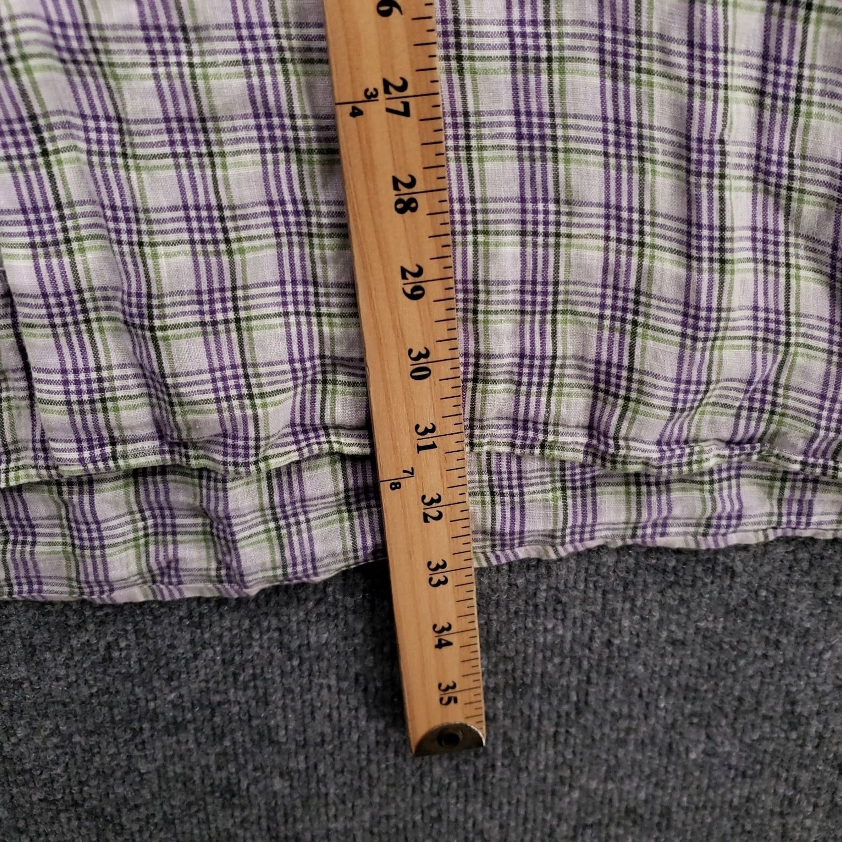 Peter Millar Peter Millar Button-Up Shirt Mens L Gray Plaid Linen Long Sleeve Collared Button-Up Mens Shirt Gray Linen Pl ai d Long Sleeve Collared Size US L / EU 52-54 / 3 - 5 Thumbnail