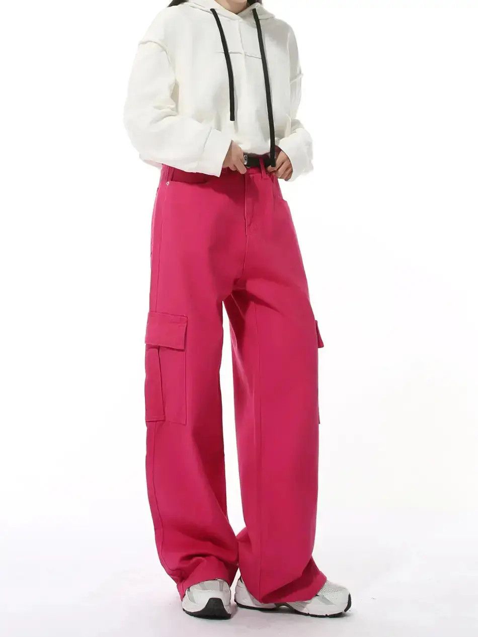 Japanese Brand Retro loose pocket straight leg jeans Size US 32 / EU 48 - 4 Thumbnail