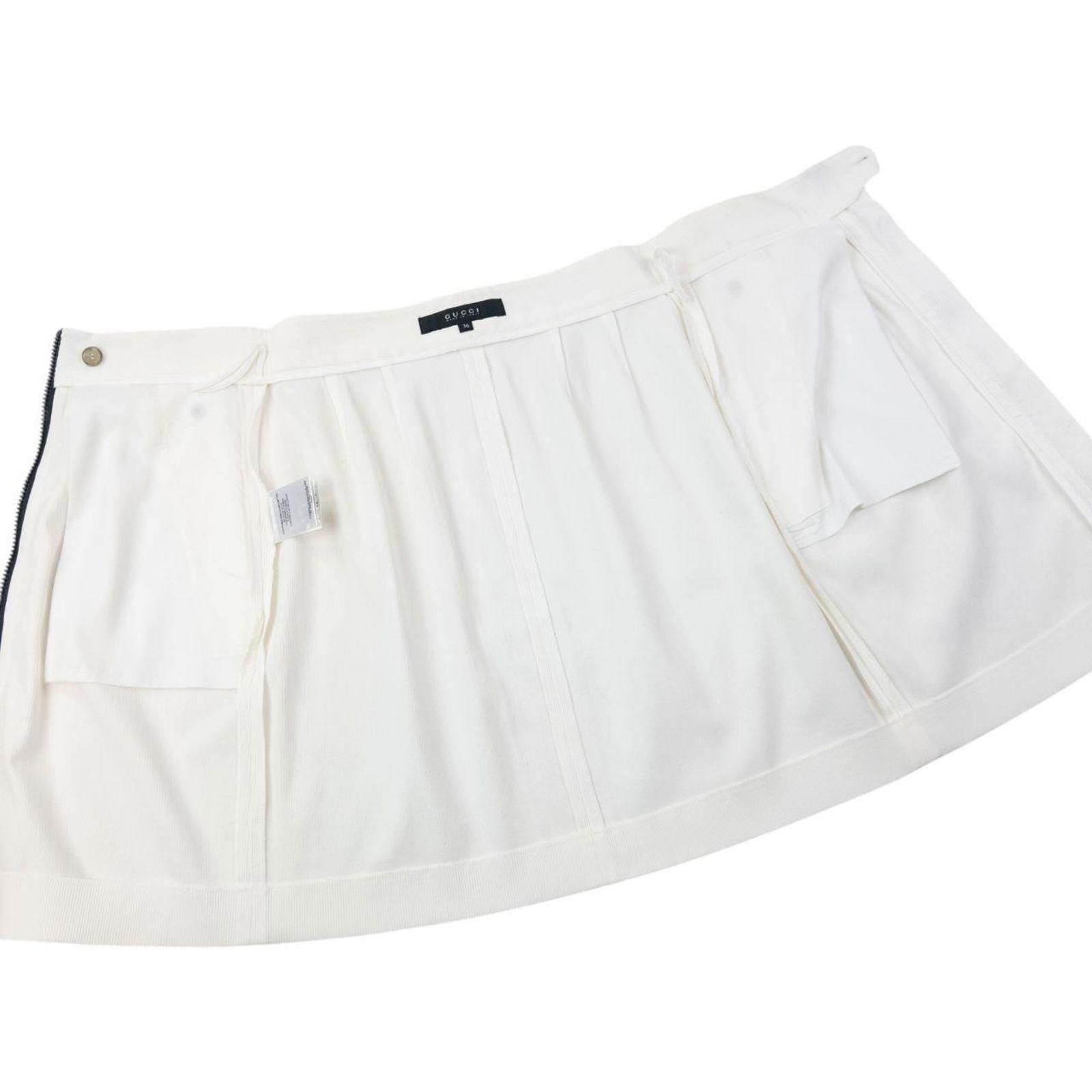 Gucci Vintage 2000s Gucci Full Zip Skirt Womens Size W24 Size 25" / US 0 / IT 36 - 5 Thumbnail