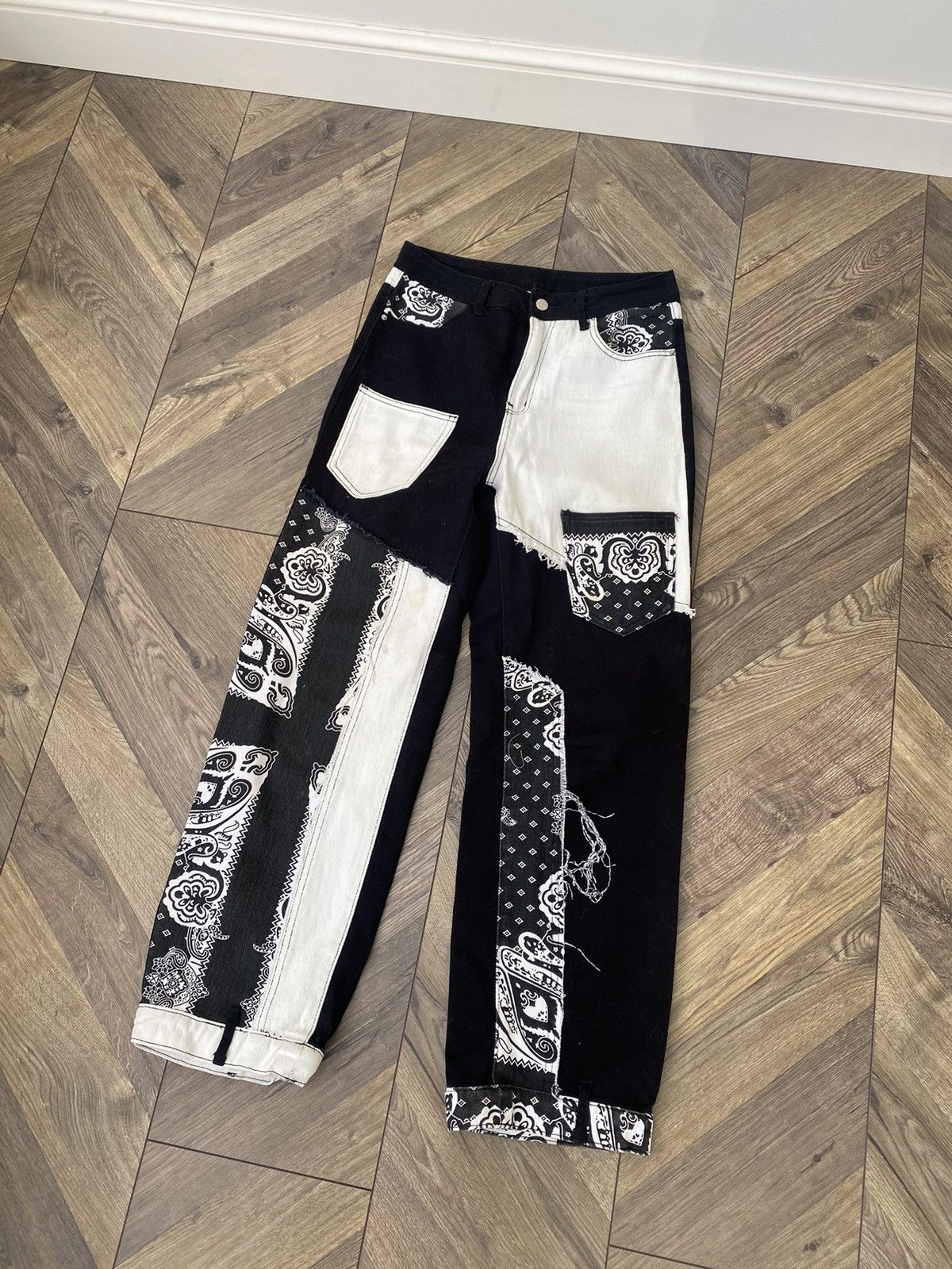 Japanese Brand × Vintage Vintage Bandana Women’s Archival Japanese Style pants Size 29" - 4 Thumbnail