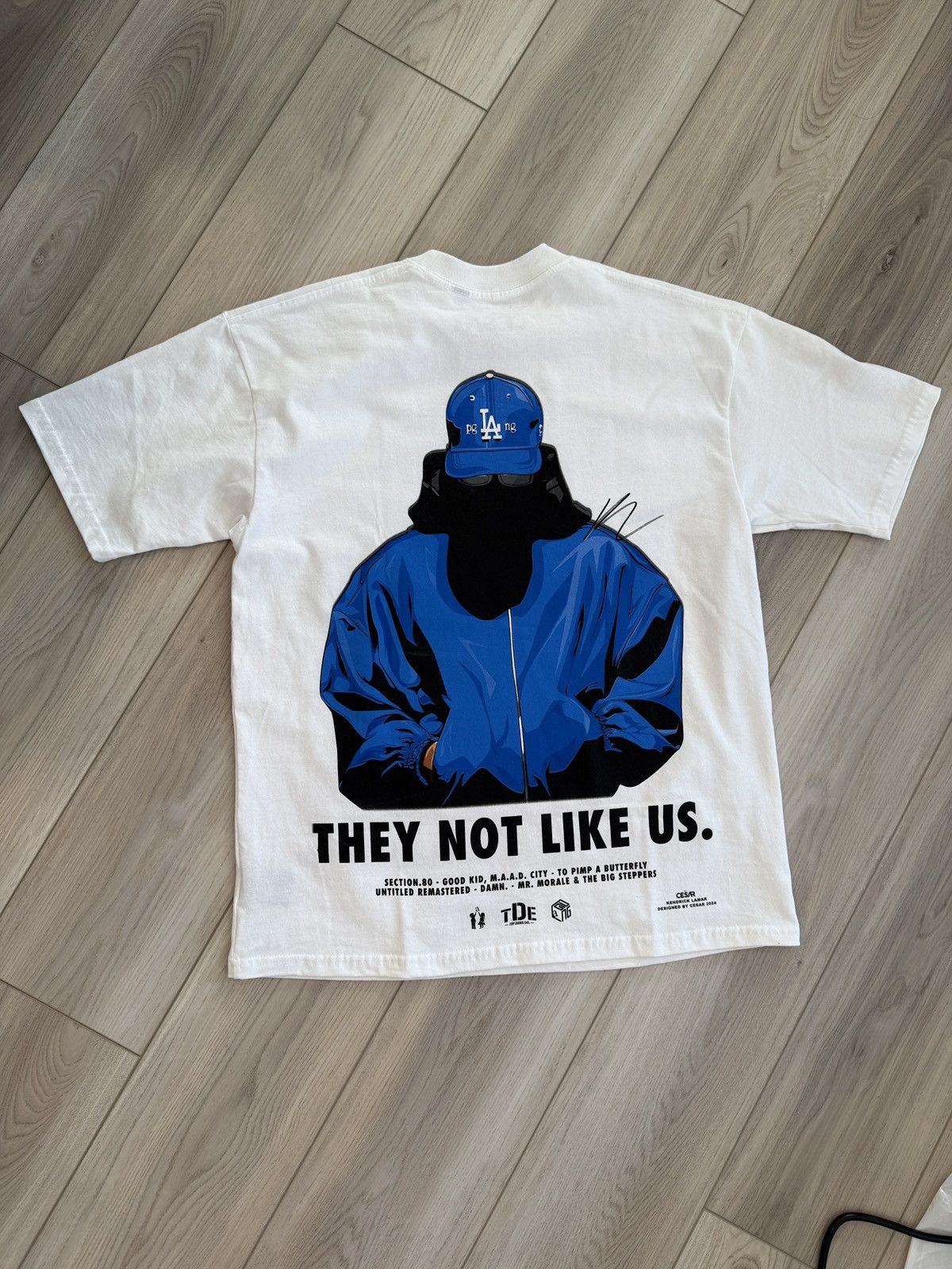 Other Bycesar Kendrick Lamar Not Like Us Oversized White Small Size US S / EU 44-46 / 1 - 4 Thumbnail