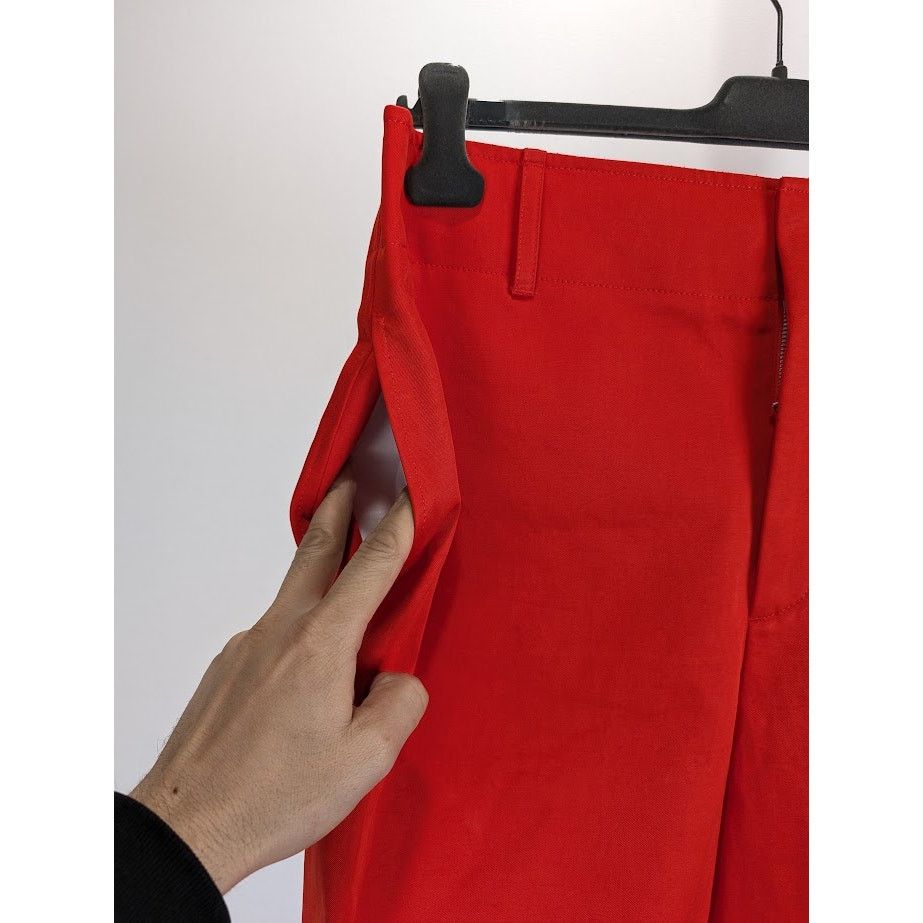 Bottega Veneta o1rshd1 Cotton Twill Sanded Trouser in Red Size US 34 / EU 50 - 5 Thumbnail