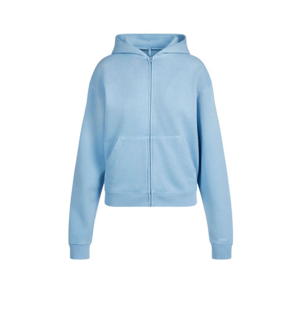 SKIMS NIB Skims French Terry Zip Up Hoodie Jacket medium Blue Bell Size M / US 6-8 / IT 42-44 - 3 Thumbnail