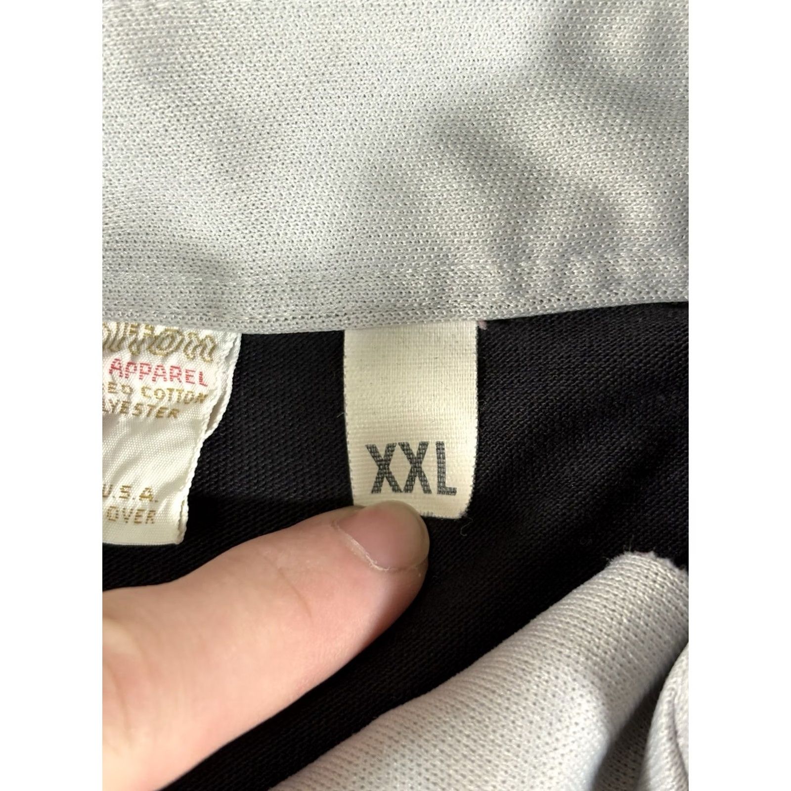 Vintage VINTAGE Hilton Athletic Apparel Polo Shirt Embroidered Men's 2XL Black Cotton Short Sleeve Sports Golf Bowling Size US XXL / EU 58 / 5 - 5 Thumbnail