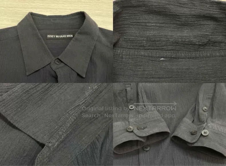 Issey Miyake Issey Miyake Men's Ruffle Shirt Size US XL / EU 56 / 4 - 3 Thumbnail
