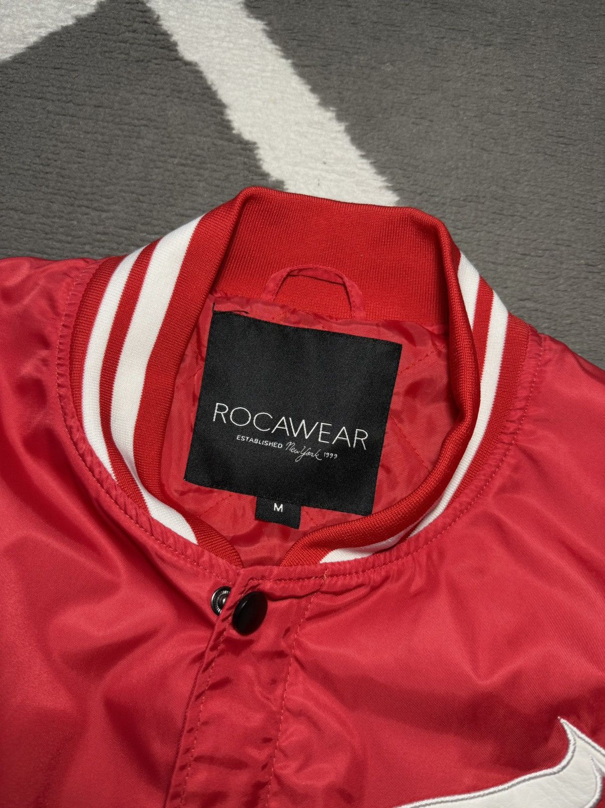 Vintage Rocawear College Varsity Jacket by Jay-Z Embroidered Logo Size US M / EU 48-50 / 2 - 17 Thumbnail