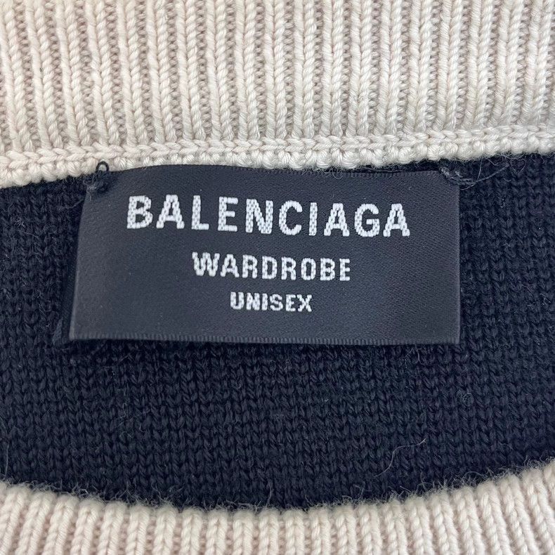 Balenciaga Baenciaga beige bullet screen long sweater-2506 Size US XS / EU 42 / 0 - 5 Thumbnail