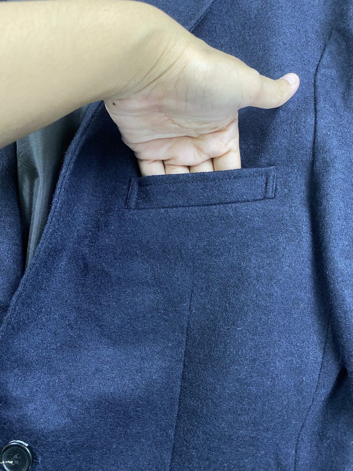 Japanese Brand × Katharine Hamnett London × Vintage Vintage Katharine Hamnett 2 Button Wool Blazer Size US M / EU 48-50 / 2 - 8 Thumbnail