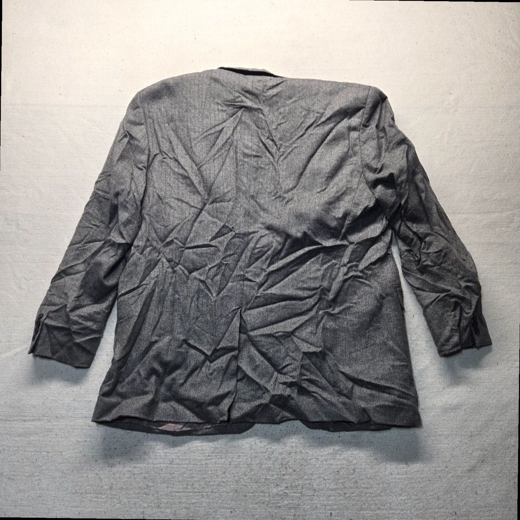 Jos. A. Bank Jos. A. Bank Gray Two Button Suit Jacket Men's Big & Tall Size 52 Long Size 52R - 8 Thumbnail