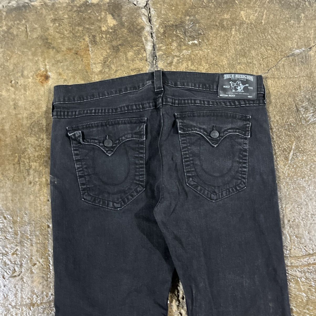True Religion × Vintage Crazy Vintage Y2K True Religion Jeans Ricky Hip-Hop Unique Size US 44 / EU 60 - 6 Thumbnail