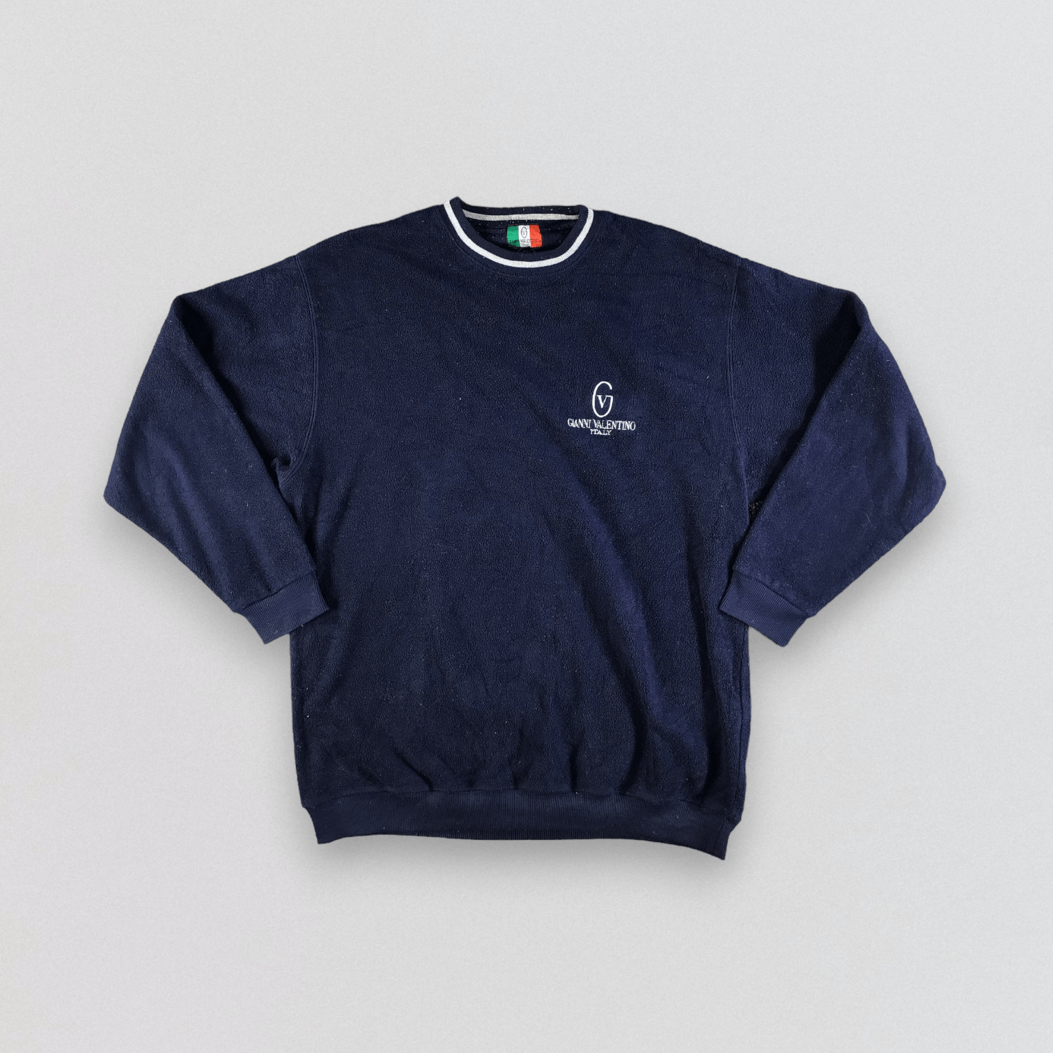 Vintage Vintage Gianni Valentino Fleece Sweatshirt F326 Size US L / EU 52-54 / 3 - 1 Thumbnail