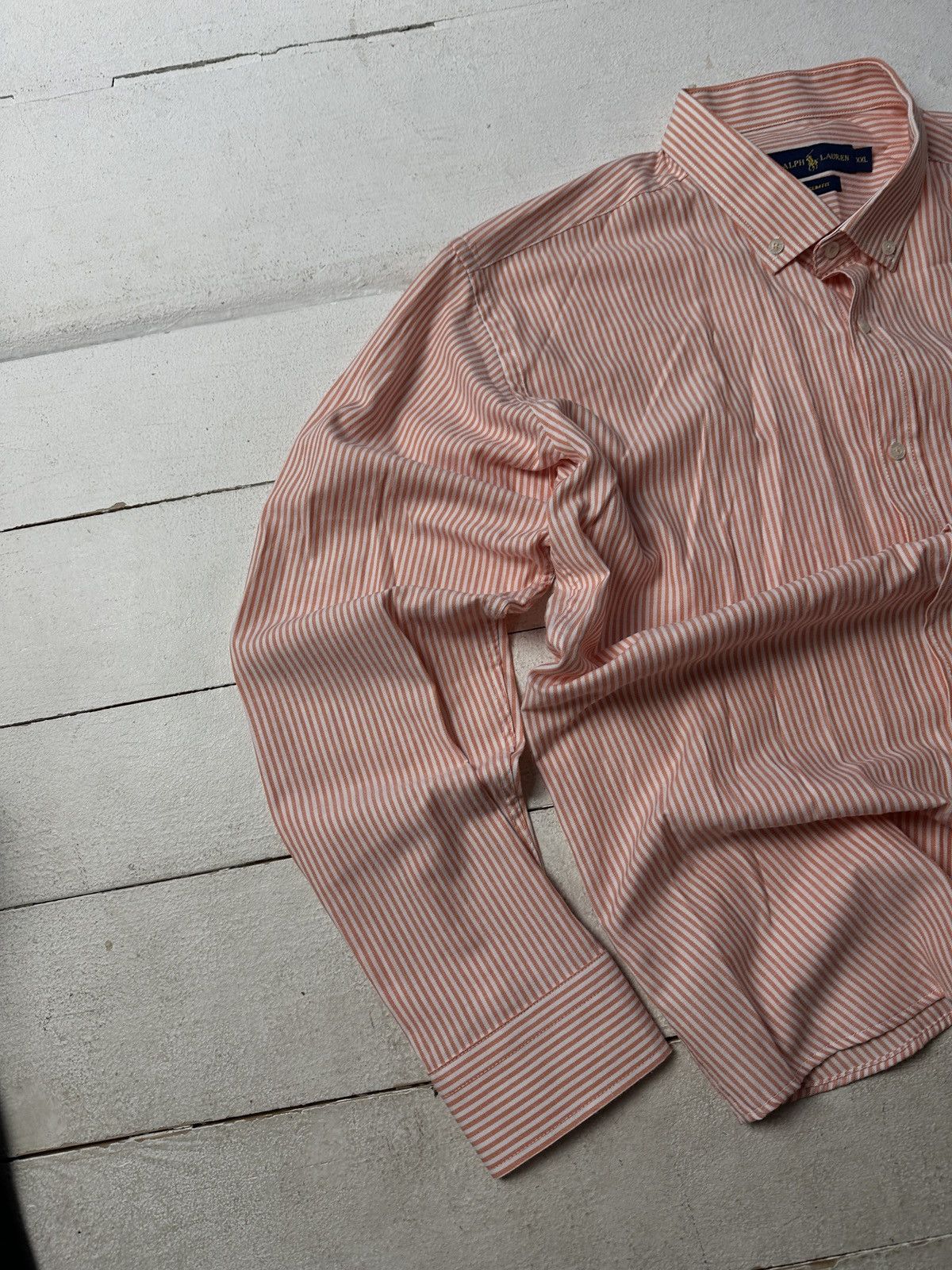 Polo Ralph Lauren 🚨 VNTG Y2K Polo Ralph Lauren Shirt check RARE long SLEEVE Size US XXL / EU 58 / 5 - 2 Thumbnail
