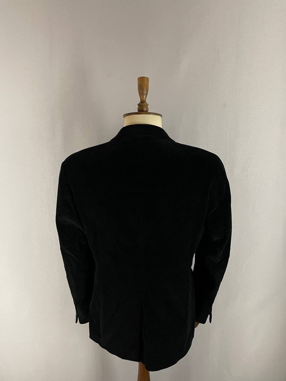 Prada Prada Corduroy Blazer Jacket Black Size US M / EU 48-50 / 2 - 8 Thumbnail