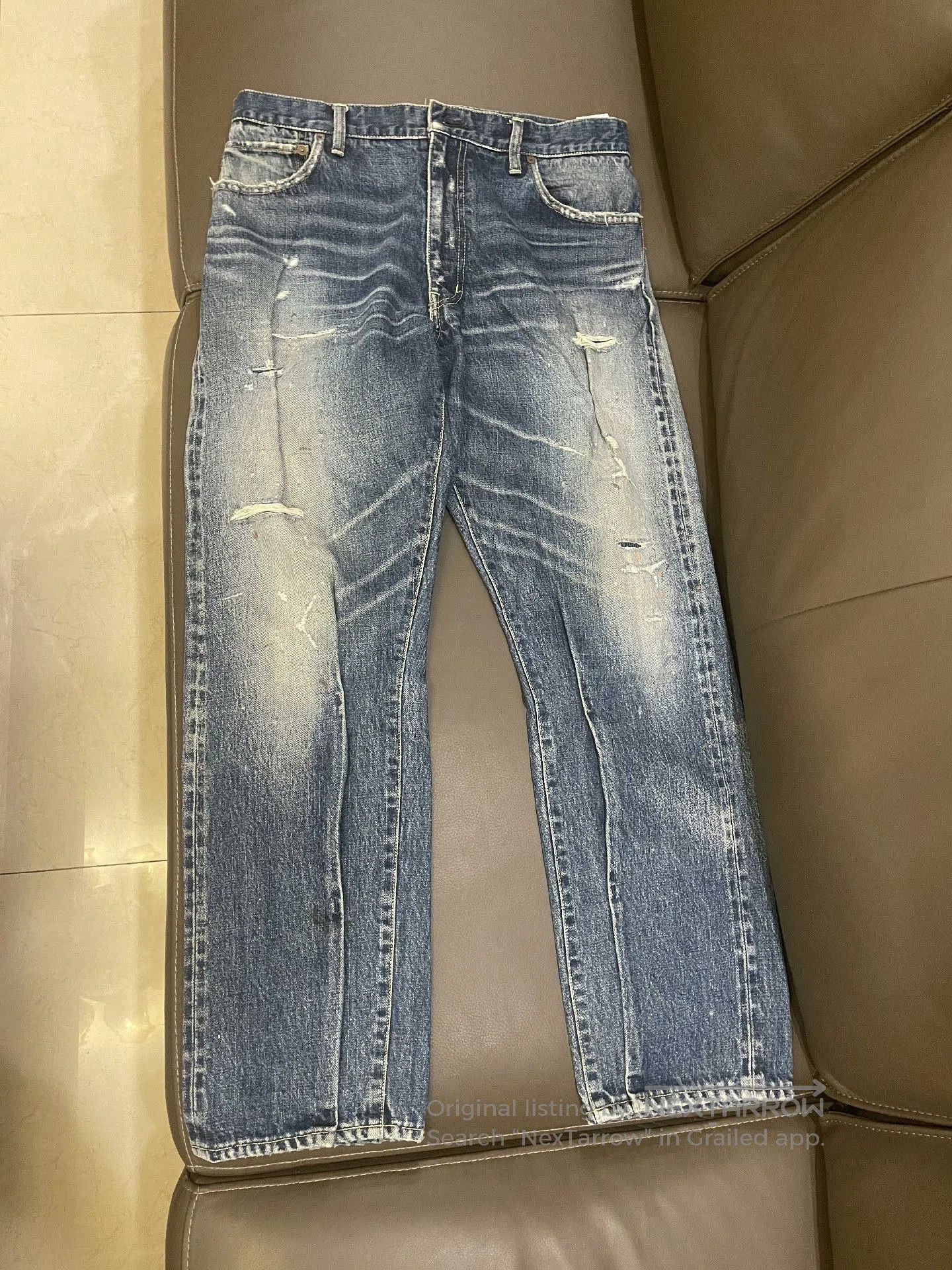 Visvim visvim 22SS Journeyman Tacked DMGD Pants. Size US 26 / EU 42 - 1 Thumbnail