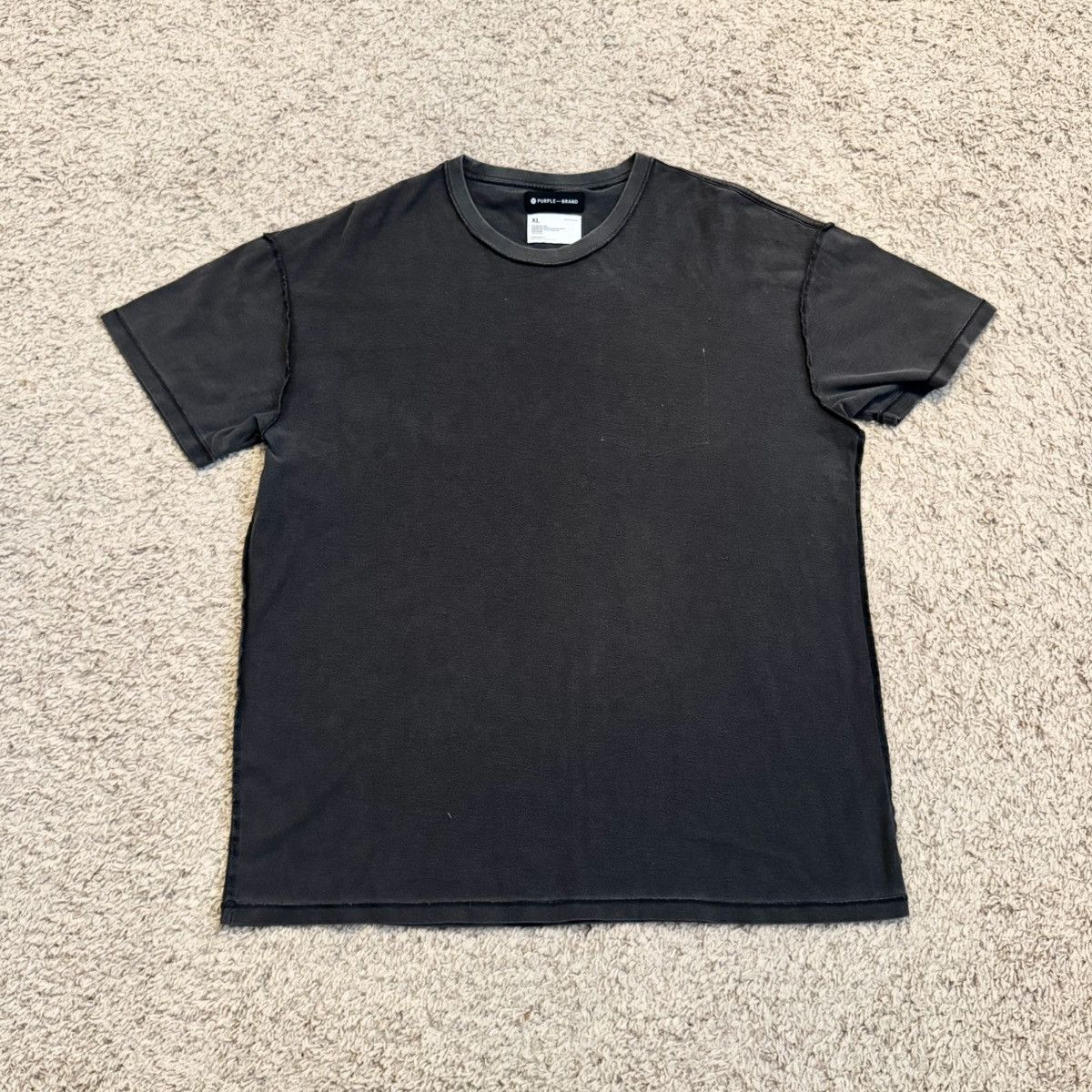 Purple Brand Purple Brand Inside Out Style Black Tee Size US XL / EU 56 / 4 - 1 Thumbnail