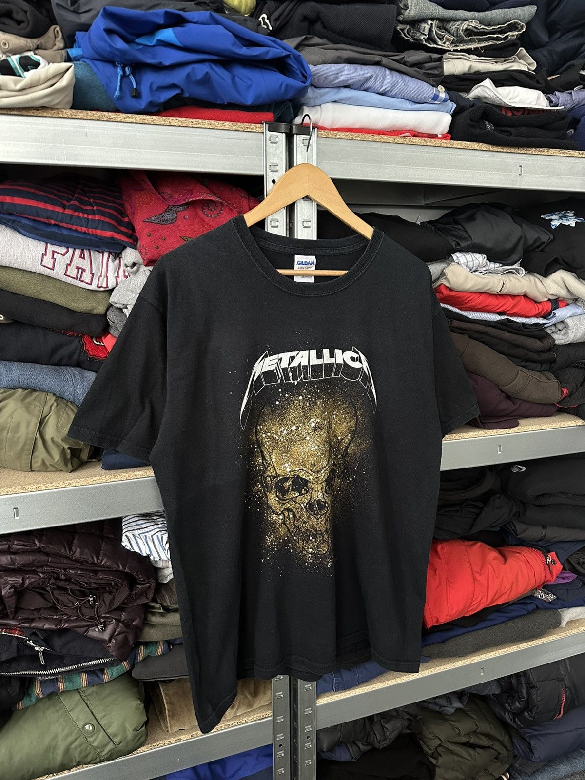 Metallica Vintage 2000s Metallica Black Rare Rock Band T-Shirt Tee Y2K Size US L / EU 52-54 / 3 - 2 Thumbnail