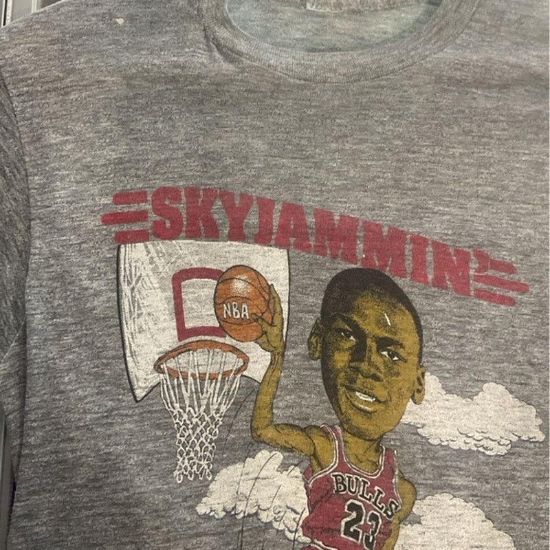 NBA Vintage 1989 Michael Jordan Chicago Bulls NBA T-Shirt Size US S / EU 44-46 / 1 - 2 Thumbnail