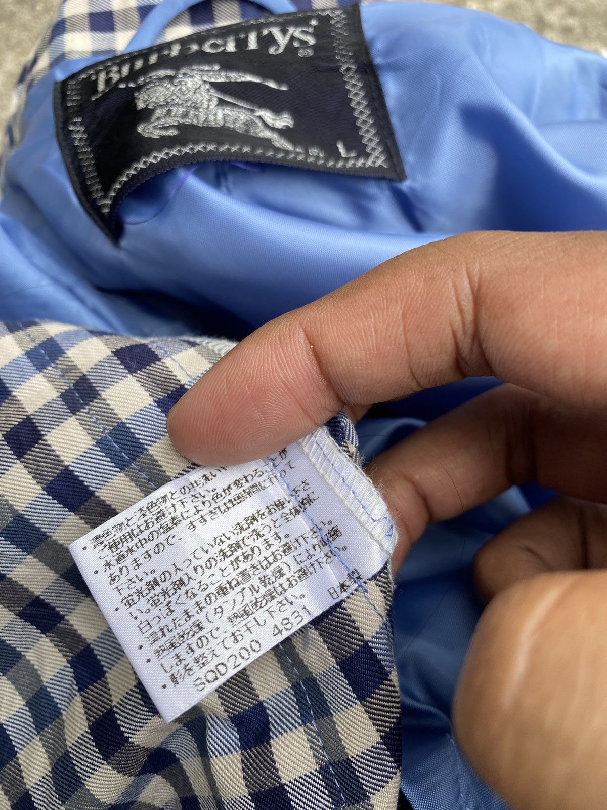 Burberry 🔥 Rare 🔥 Burberrys Coat Gown Long Buttonless Logo Embroidery Size US L / EU 52-54 / 3 - 13 Thumbnail