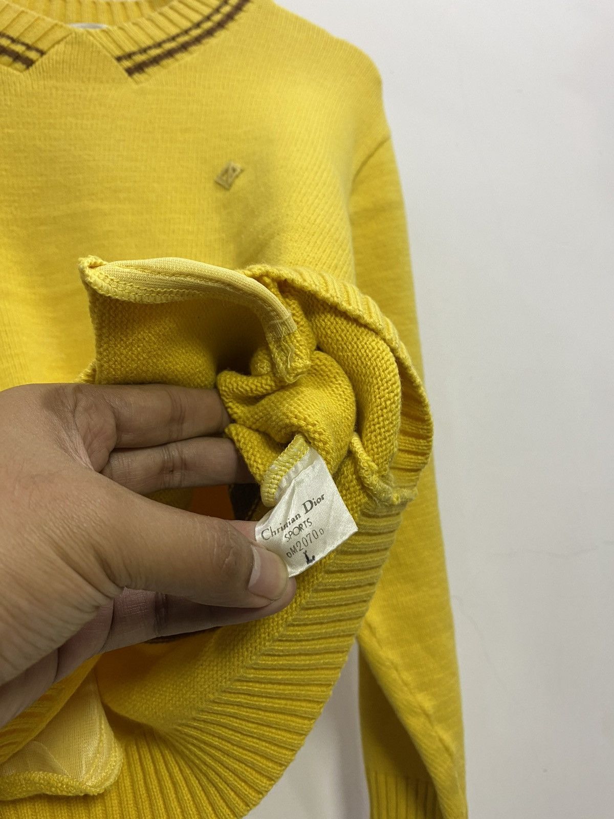 Christian Dior Monsieur VINTAGE 90s SWEATER CHRISTIAN DIOR Size L / US 10 / IT 46 - 8 Thumbnail