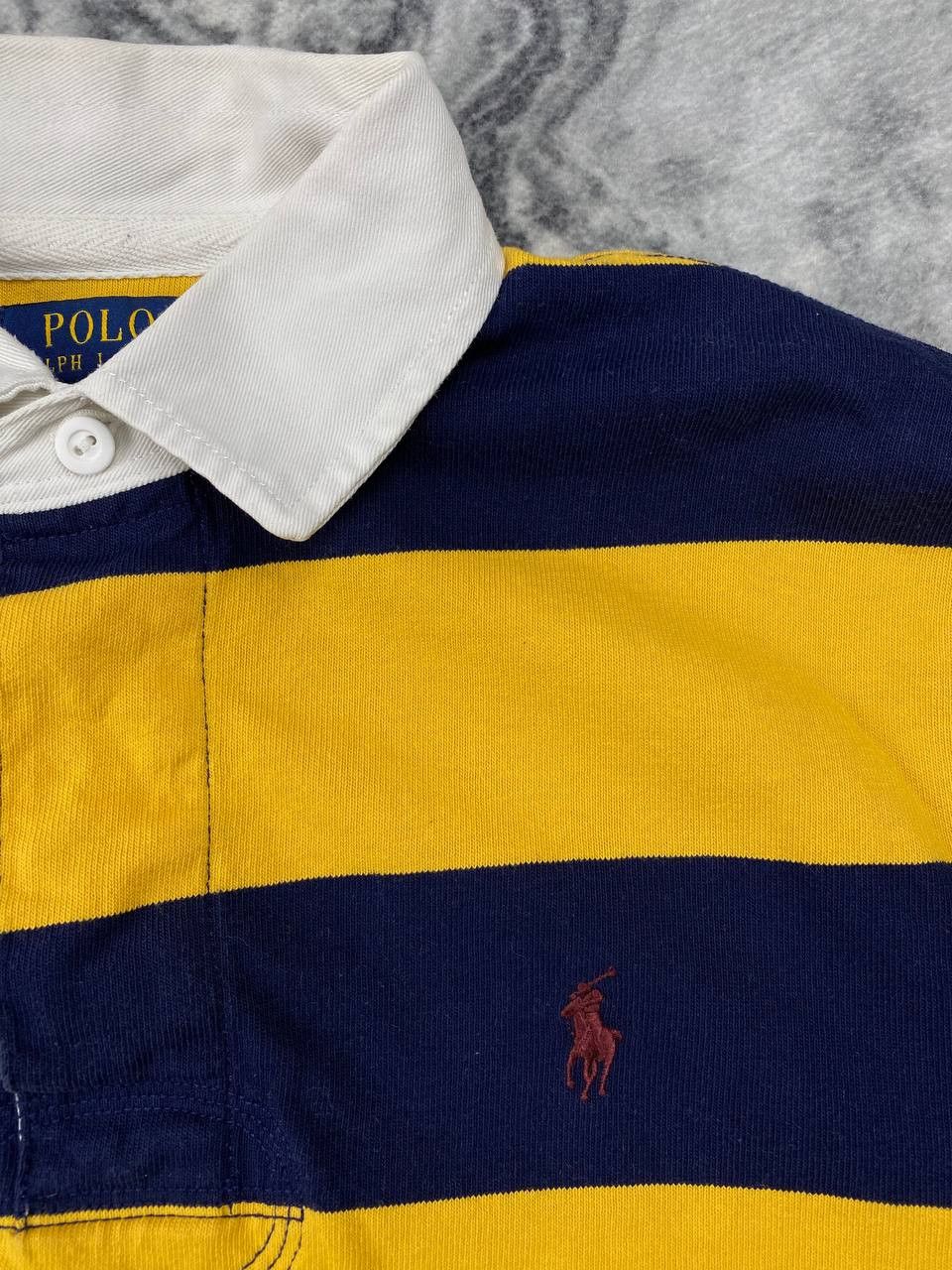 Polo Ralph Lauren Vintage Polo Ralph Lauren Rugby Shirt Long Sleeve Striped Size US S / EU 44-46 / 1 - 2 Thumbnail