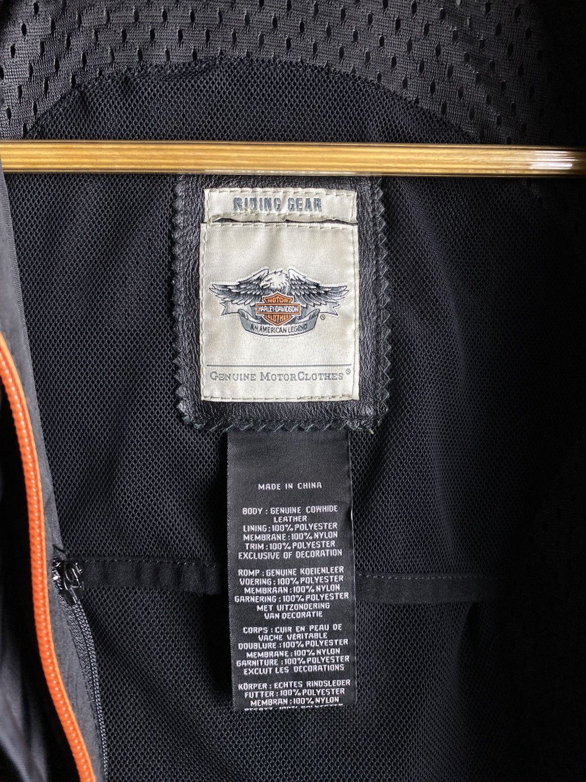 Harley Davidson Vintage 00s Harley Davidson Genuine Leather Jacket MOTO Size M / US 6-8 / IT 42-44 - 14 Thumbnail
