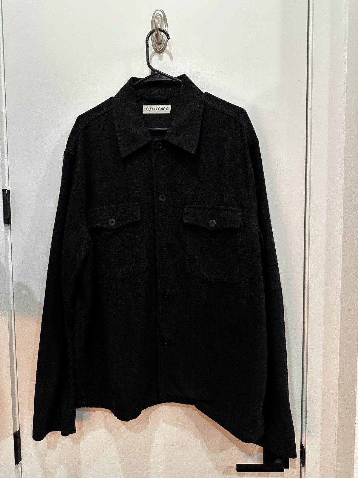 Pre-owned Our Legacy Evening Coach Jacket In Black