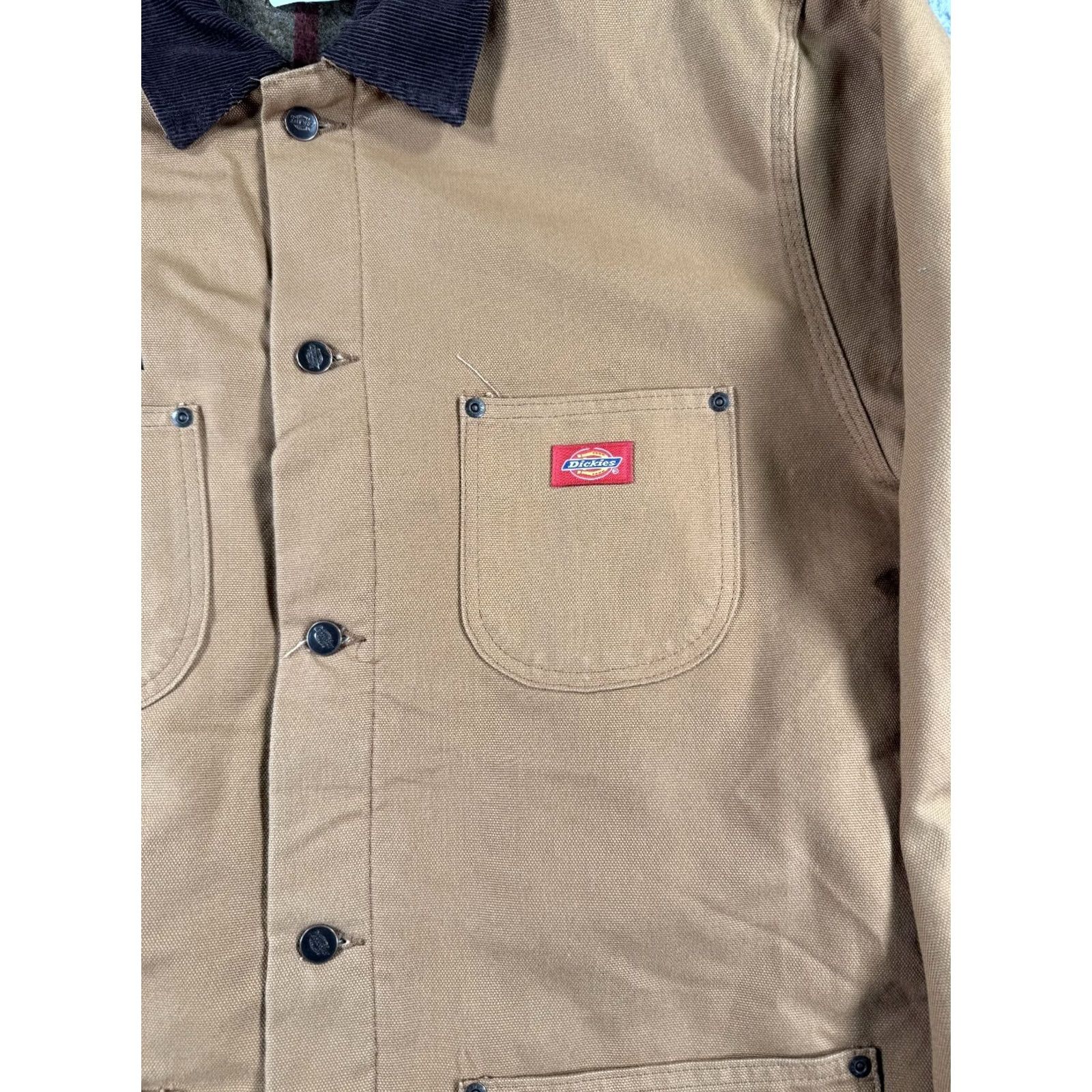 Dickies VTG Dickies Detroit Style Jacket Bomber Mens XL Brown Canvas Quilted Lined 90s Outdoor Workwear Size US XL / EU 56 / 4 - 5 Thumbnail