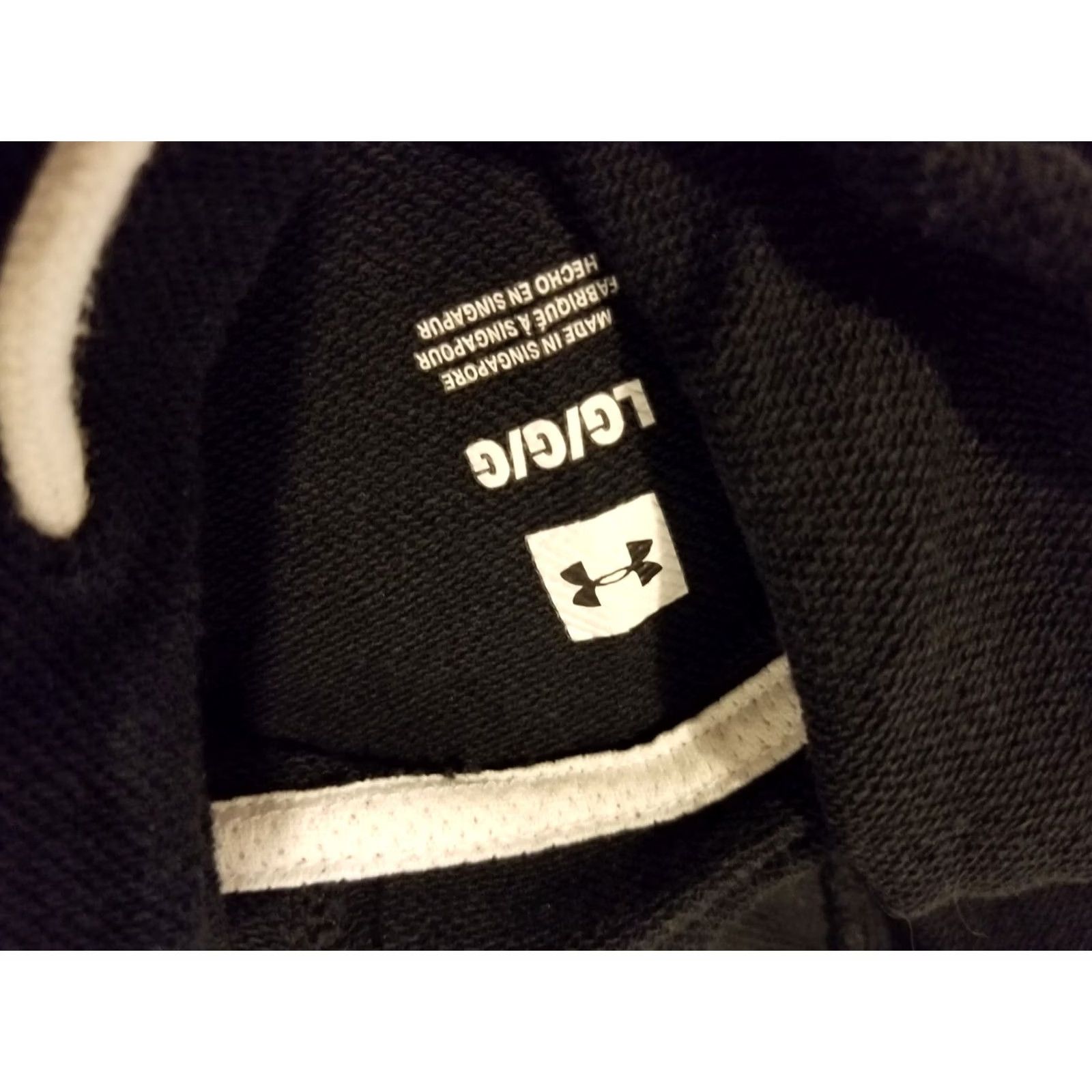 Under Armour Under Armour Sleeveless Hoodie Sweater Shirt L Large Black Athletic Gym Mens Size US L / EU 52-54 / 3 - 3 Thumbnail