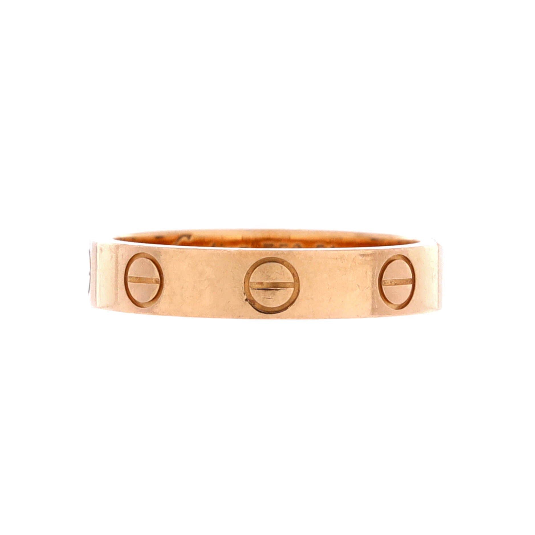 Cartier Love Wedding Band Ring Size ONE SIZE - 1 Thumbnail
