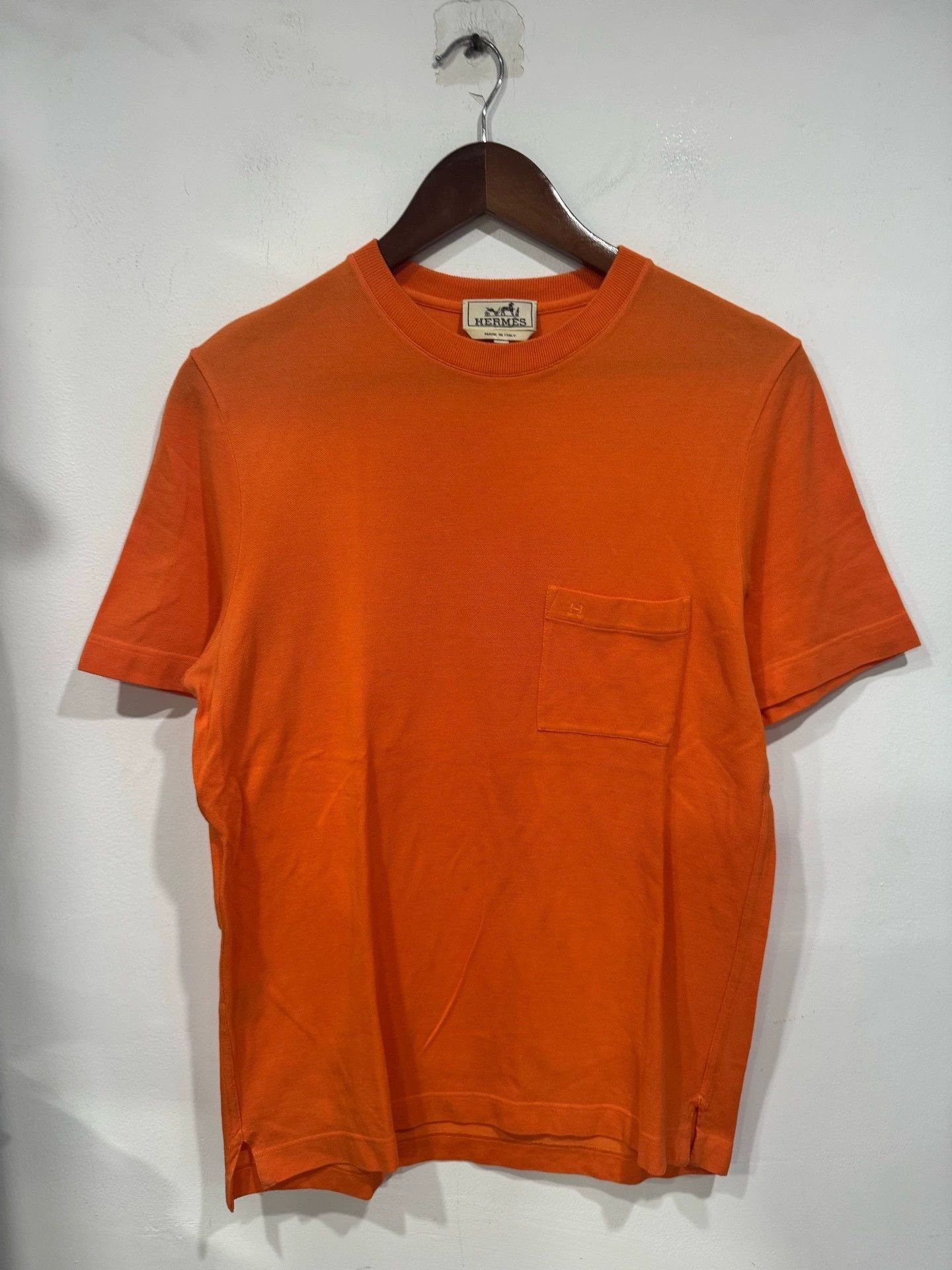 Hermes Hermès Orange Short Sleeve T-shirt - dmc Size US S / EU 44-46 / 1 - 1 Thumbnail