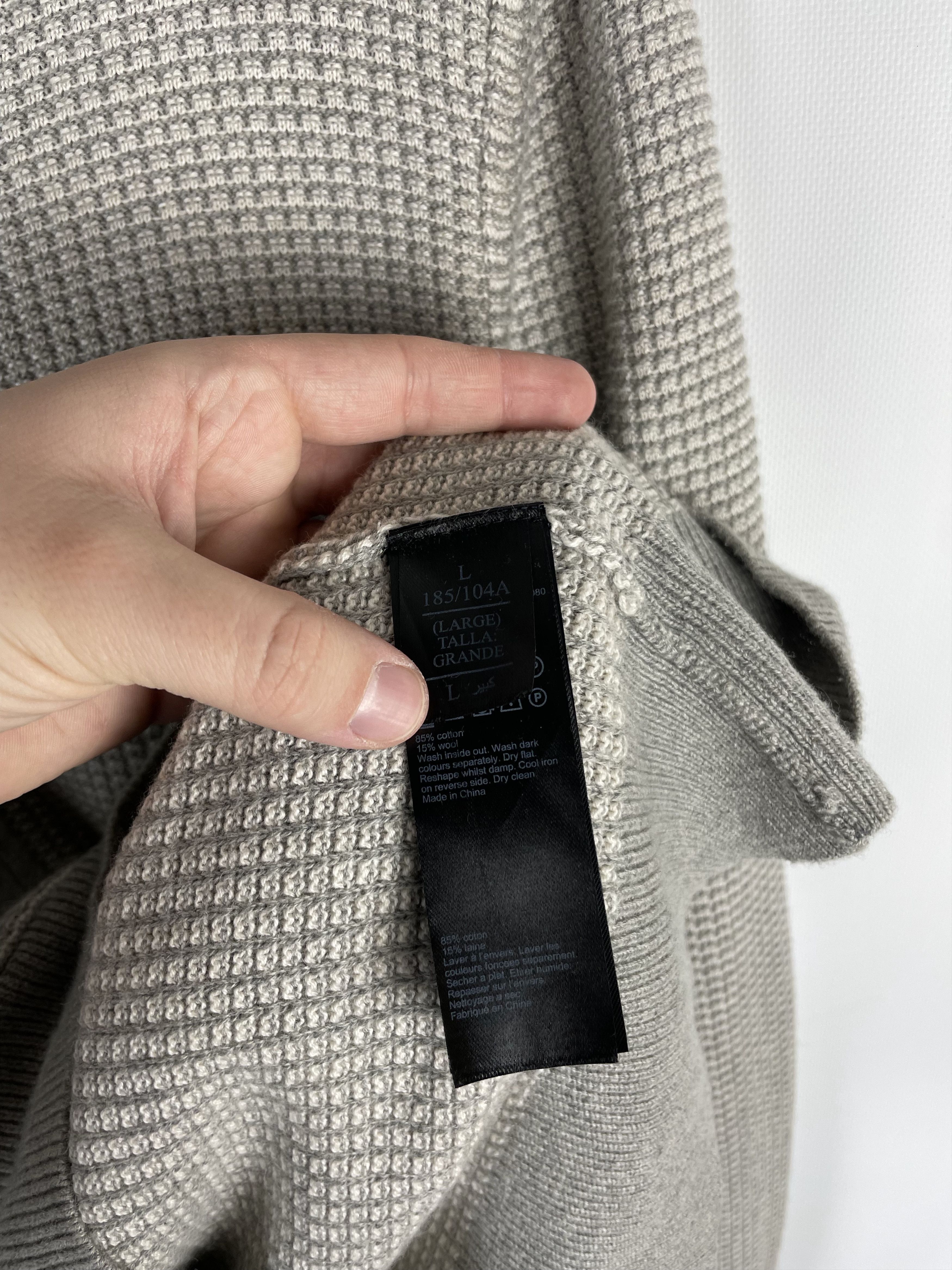 Allsaints Vintage Allsaints Knit Zip Hoodie Size US L / EU 52-54 / 3 - 9 Thumbnail