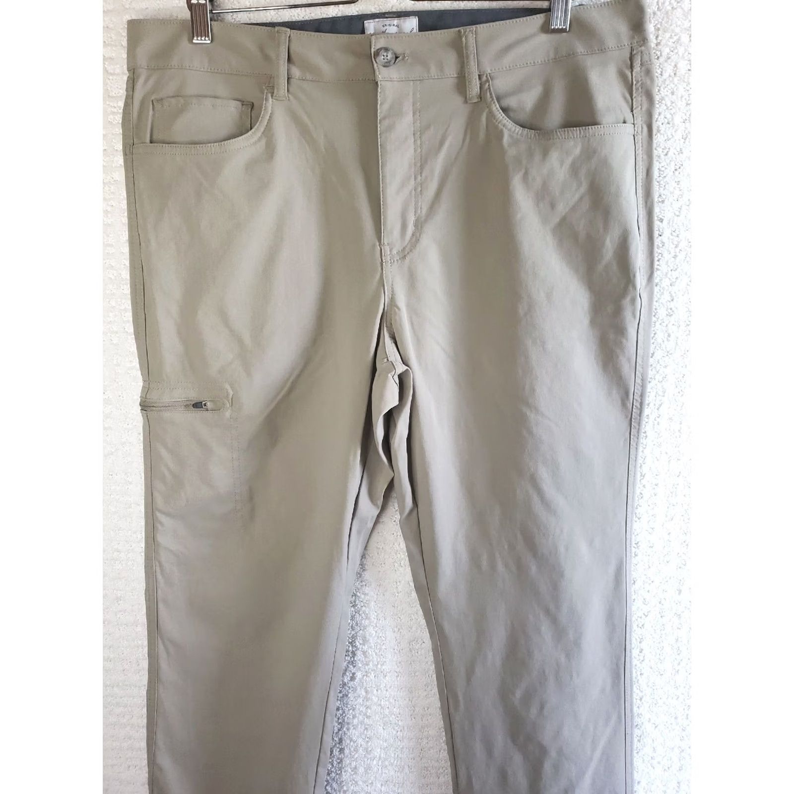 Weatherproof Weatherproof Pants Men's 36x30 Tan Nylon Spandex Hiking Outdoors Size US 36 / EU 52 - 2 Thumbnail