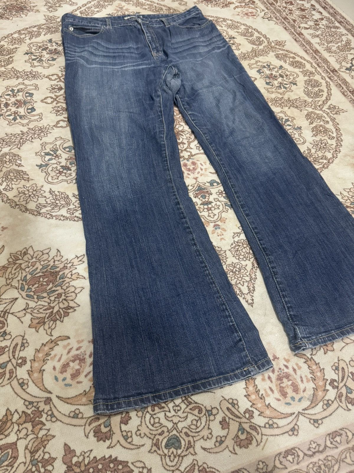 Le Grande Bleu (L.G.B.) × Tornado Mart × Vintage Flare Vintage Sagres Jeans Bootcut Size US 32 / EU 48 - 2 Thumbnail