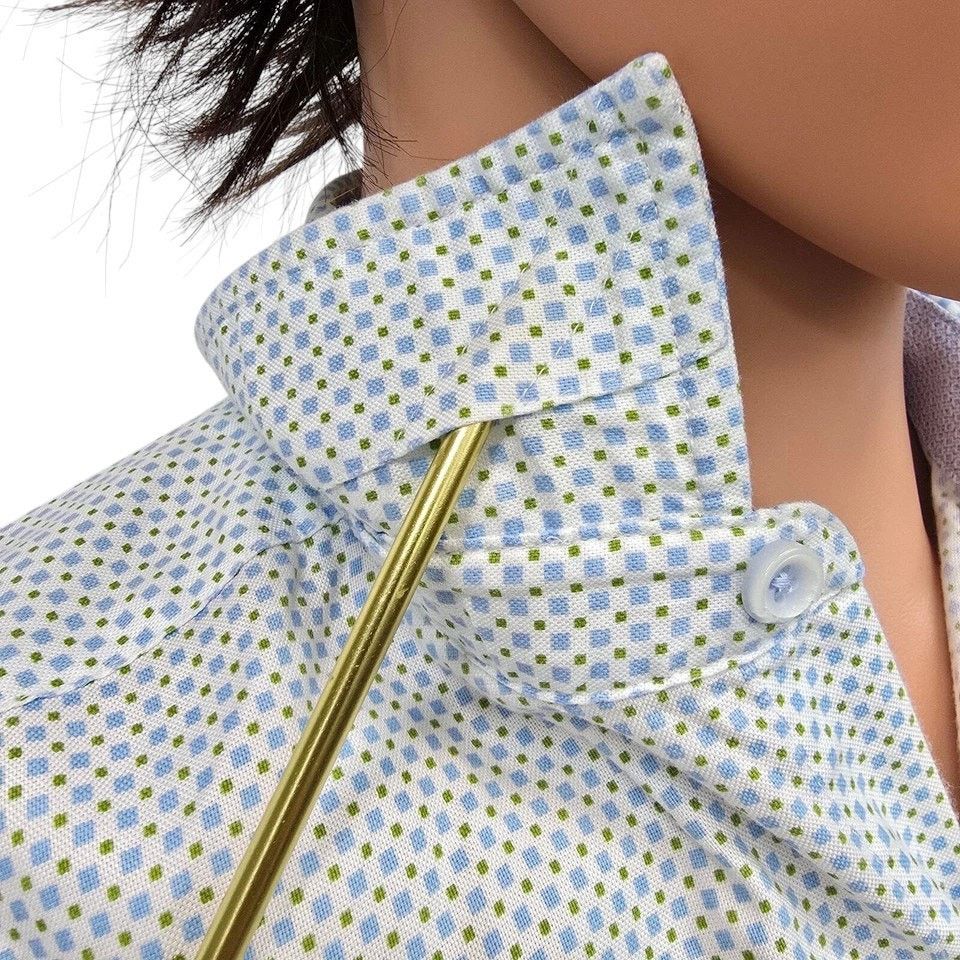 Johnston & Murphy Johnston & Murphy Dress Shirt Geo Print Contrast Flip Cuff L Size US L / EU 52-54 / 3 - 7 Thumbnail