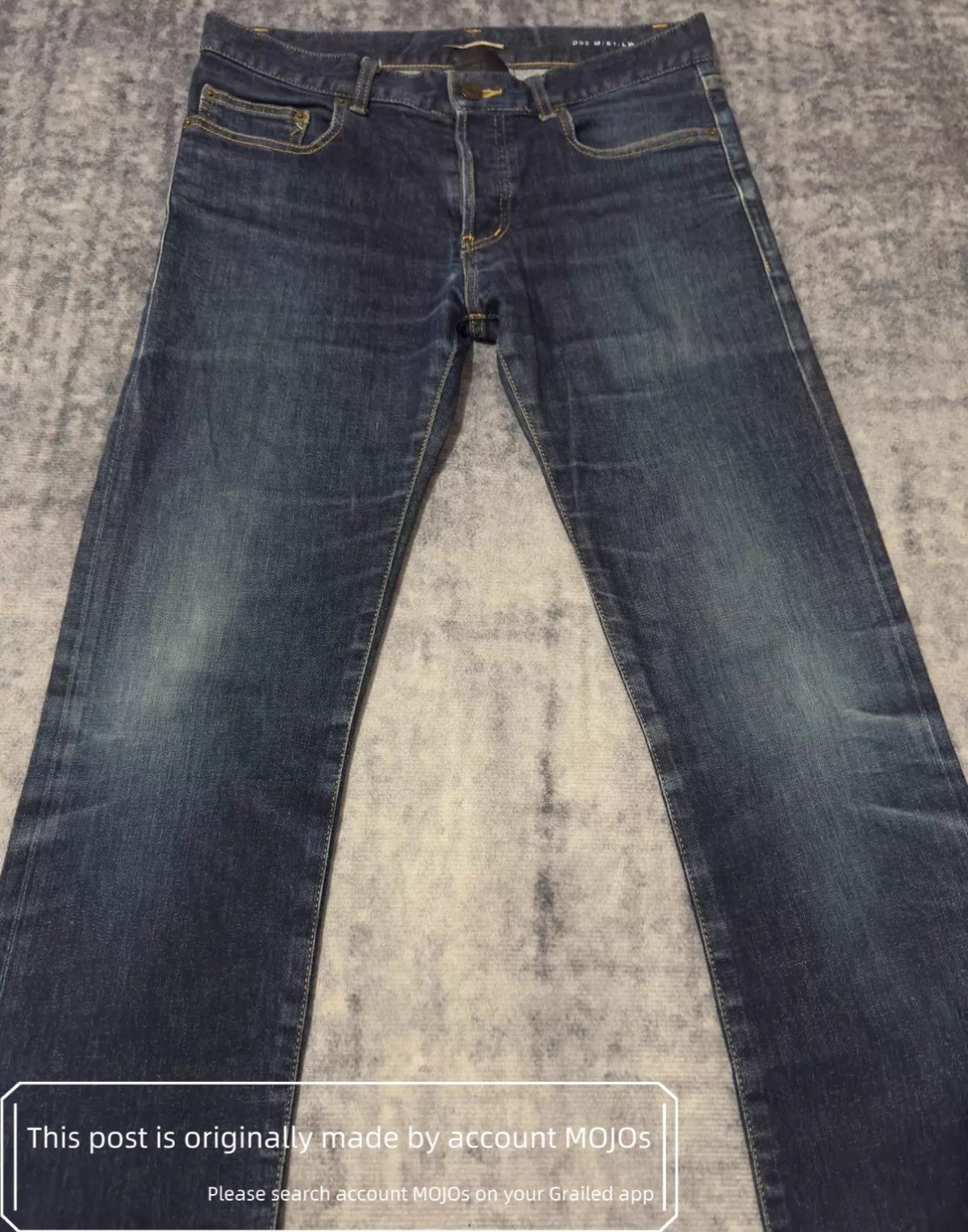 Sz 31 Saint Laurent Paris 13SS Dark Blue Wash Denim mojos112