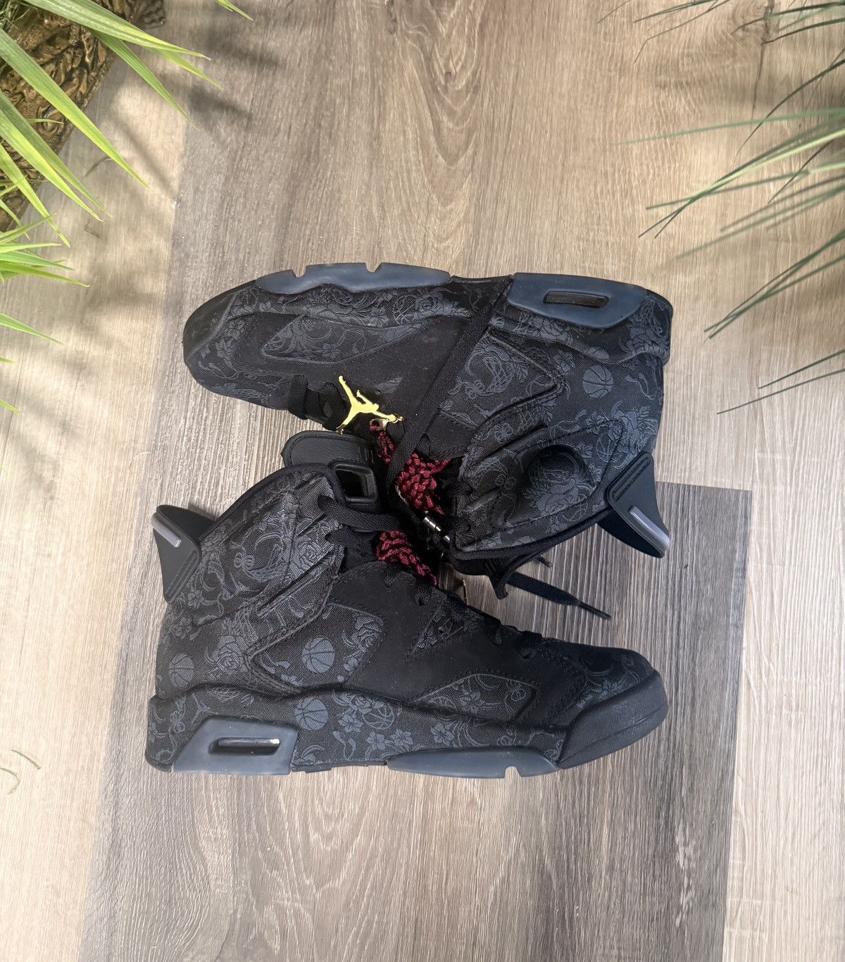 Jordan Brand × Nike Nike Air Jordan 6 Retro CNY Chinese New Year Black Sz 7.5 Size US 6 / EU 39 - 1 Thumbnail