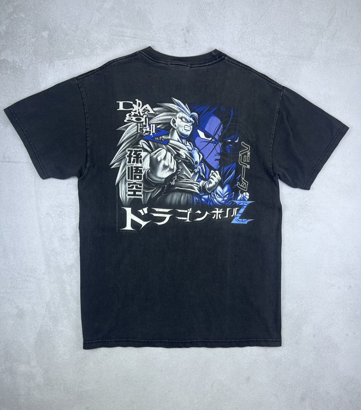 Anime Vintage Dragon Ball Z (SAIYAN) Tee🔥 Size US M / EU 48-50 / 2 - 4 Thumbnail
