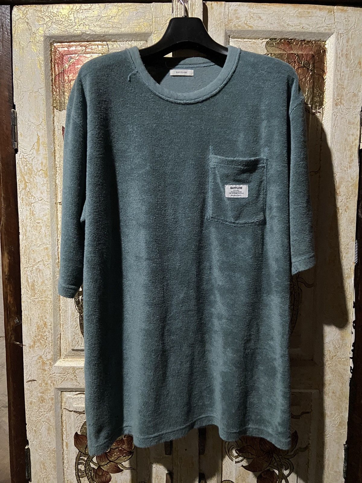 Japanese Brand Bayflow japan terry one pocket t shirt size xl Size US XXL / EU 58 / 5 - 2 Thumbnail