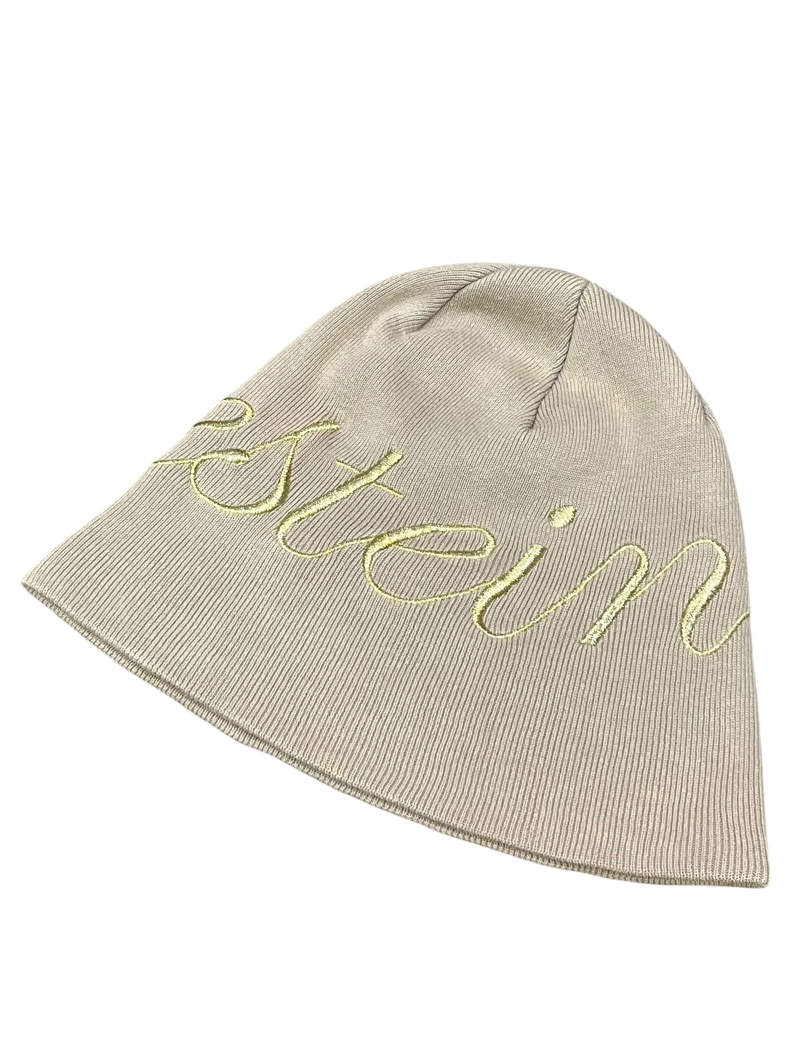 Designer APESTEIN Big Gold Embroidery Spell-out Large Beanie Size ONE SIZE - 4 Thumbnail