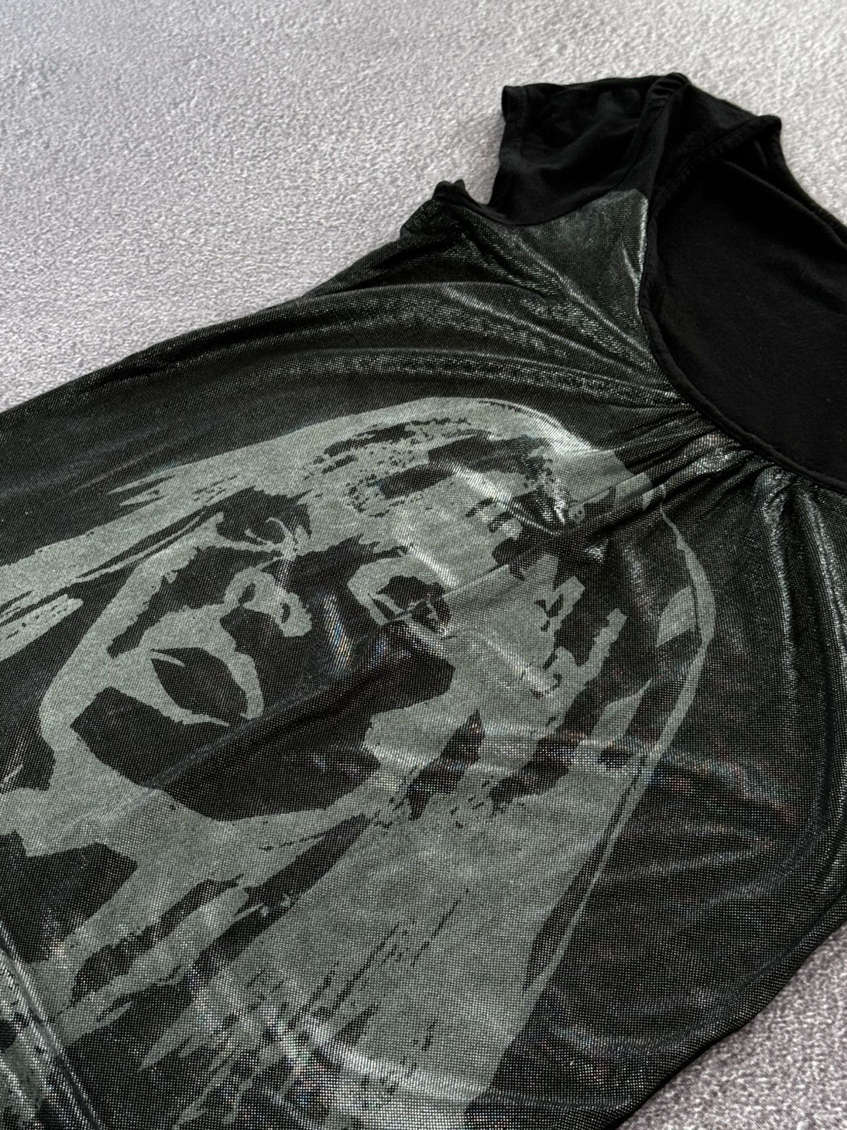 If Six Was Nine Vintage Sexy Bright Glamour Logo Girl Portrait Size L / US 10 / IT 46 - 8 Thumbnail