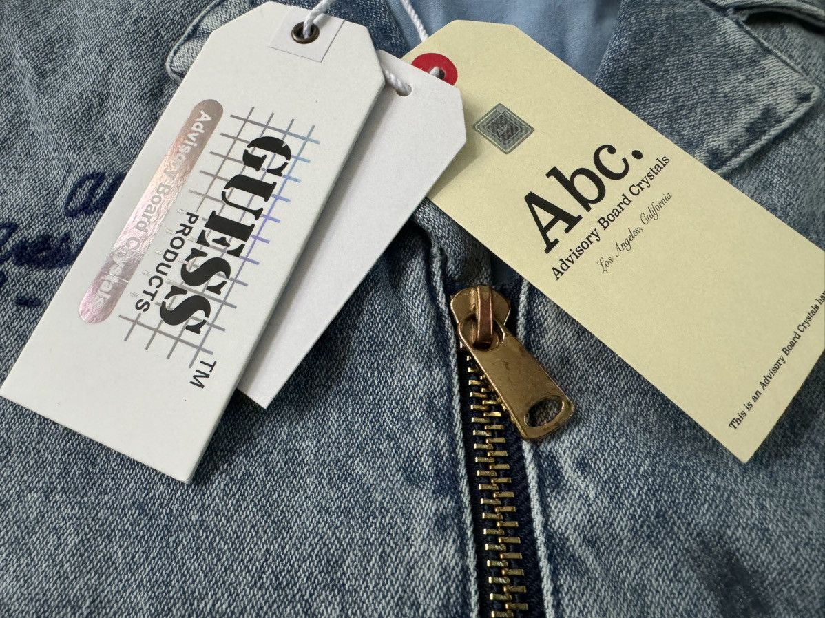 Advisory Board Crystals × Guess ABC Painted Blue Denim Jacket ABCd. Artist Recluse Jean Size US S / EU 44-46 / 1 - 8 Thumbnail