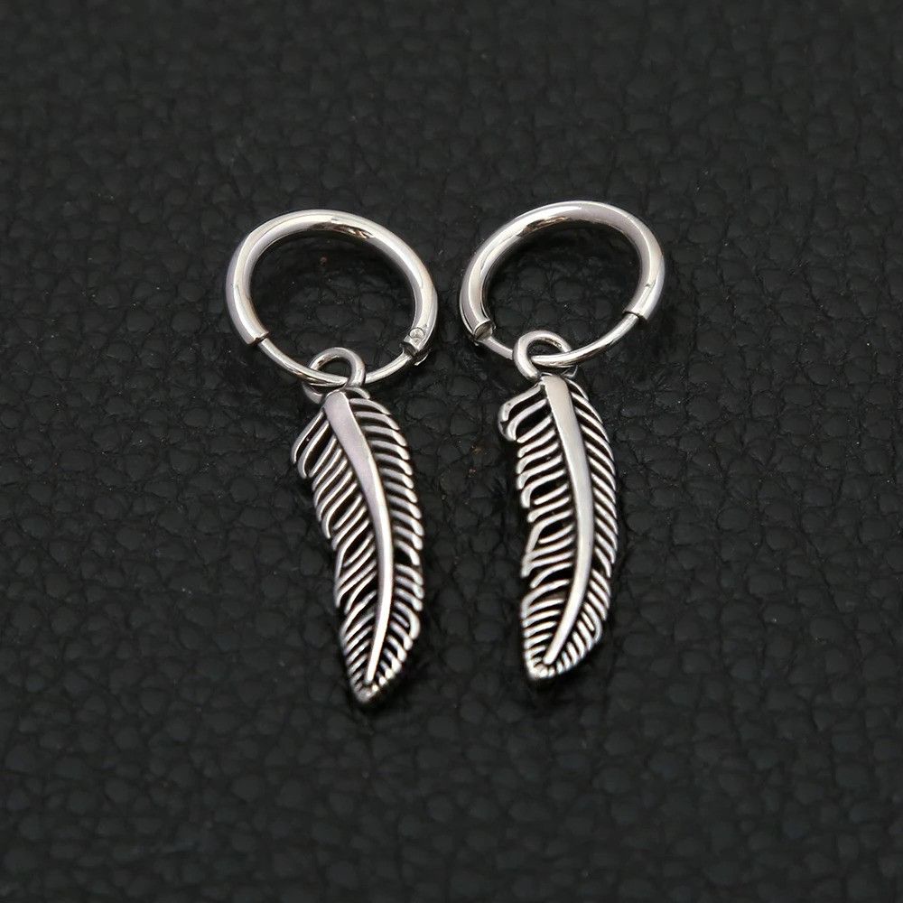 Japanese Brand × Vintage Creative Feather Earrings Size ONE SIZE - 3 Thumbnail