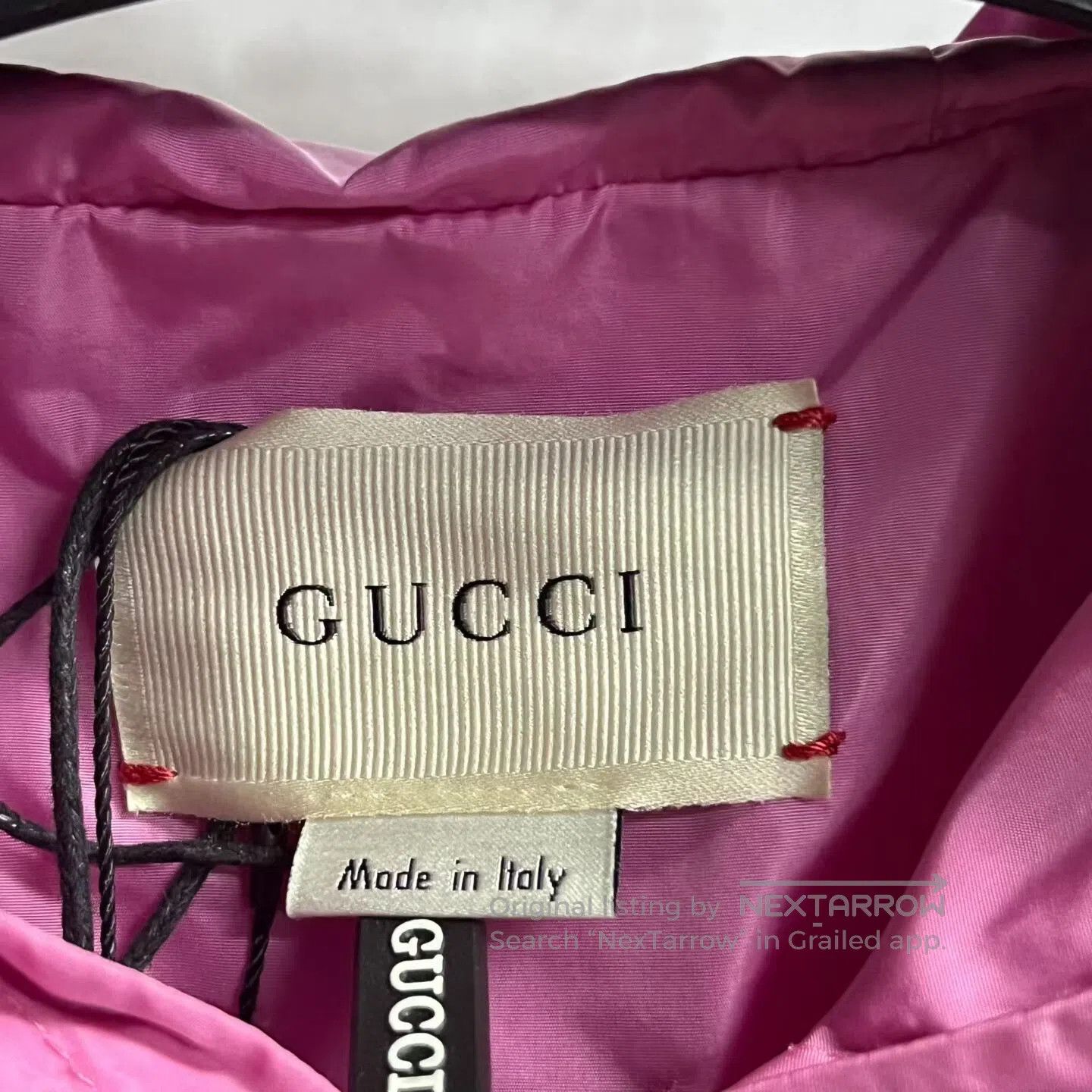Gucci Guicci size 12Y Pink logo-printed zipper long-sleeved hoode Size L / US 10 / IT 46 - 2 Thumbnail