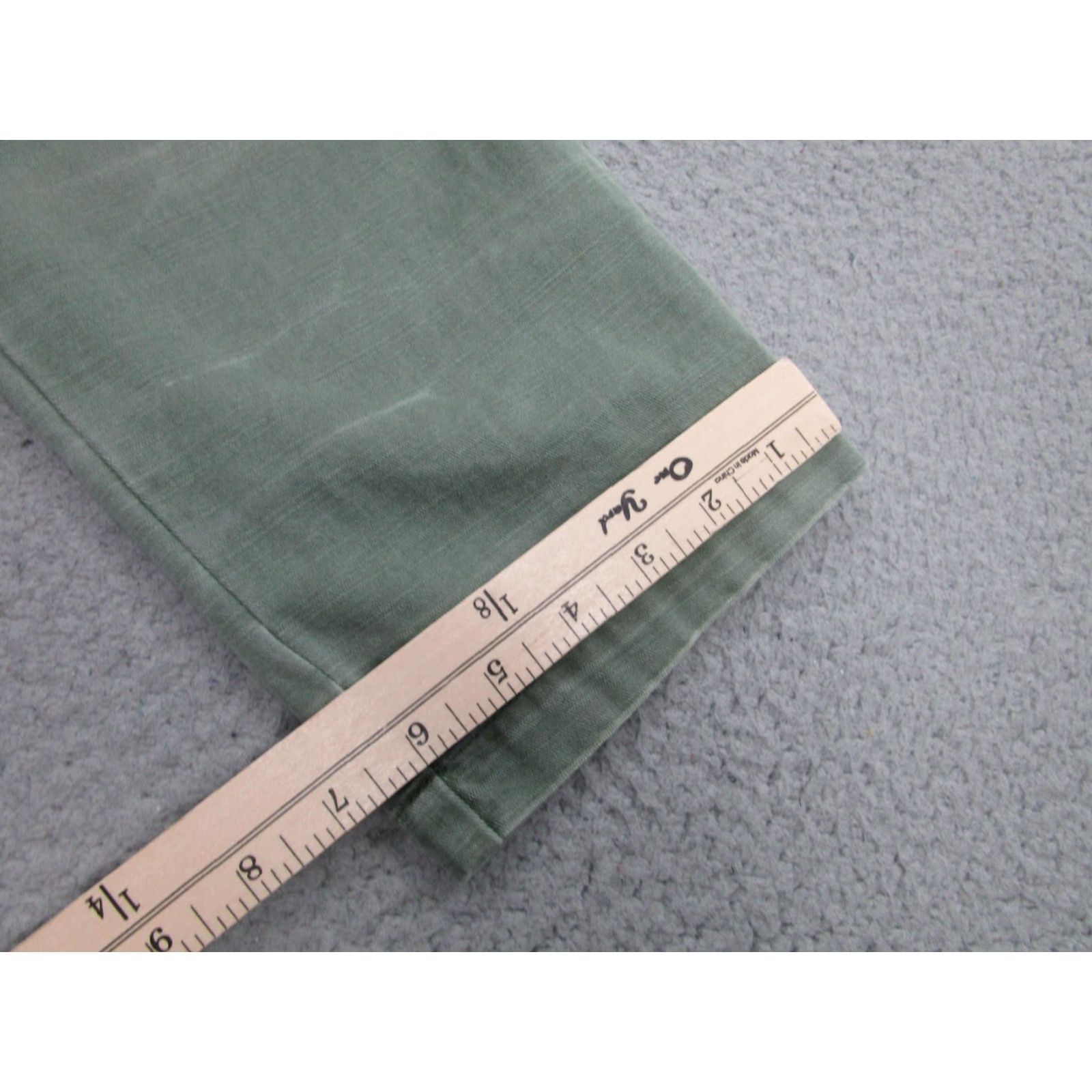 Ralph Lauren Ralph Lauren Quin Boyfriend Chino Pants Womens 12 Green grunge Straight Leg Size 34" / US 12 / IT 48 - 7 Thumbnail