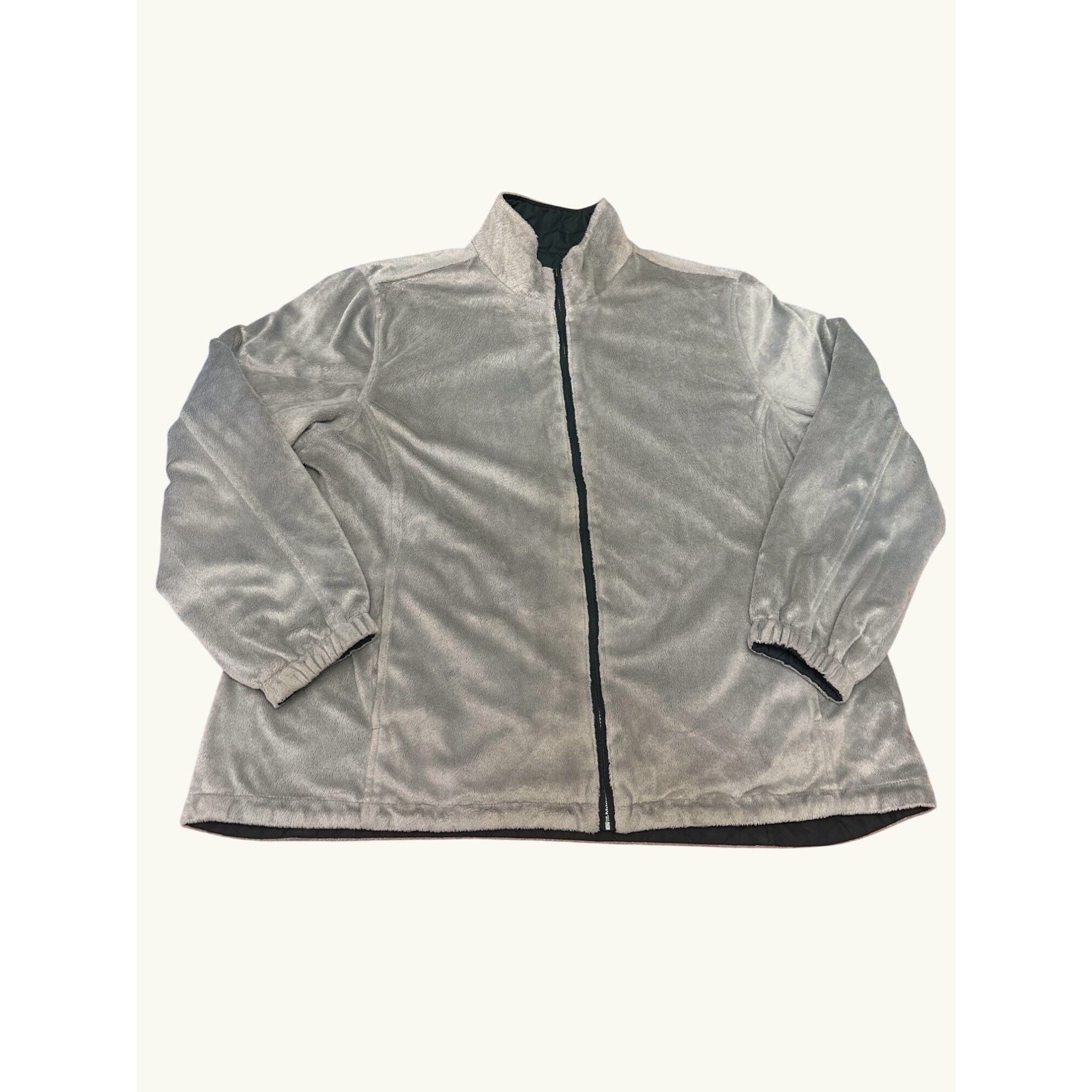 Other Reversible Quilted & Faux Suede Jacket With Zipper & Elastic Size US L / EU 52-54 / 3 - 9 Thumbnail