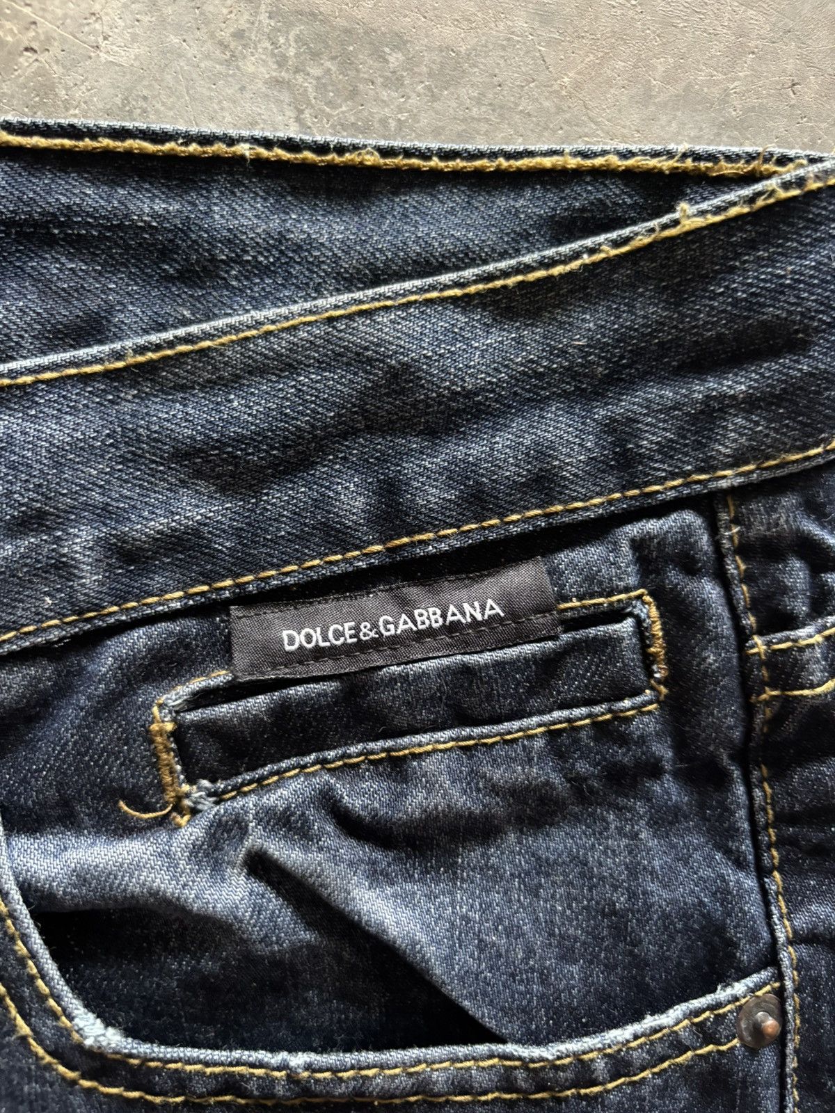 Dolce & Gabbana DOLCE GABBANA distressed archived jeans washed whiskered Size US 35 - 10 Thumbnail
