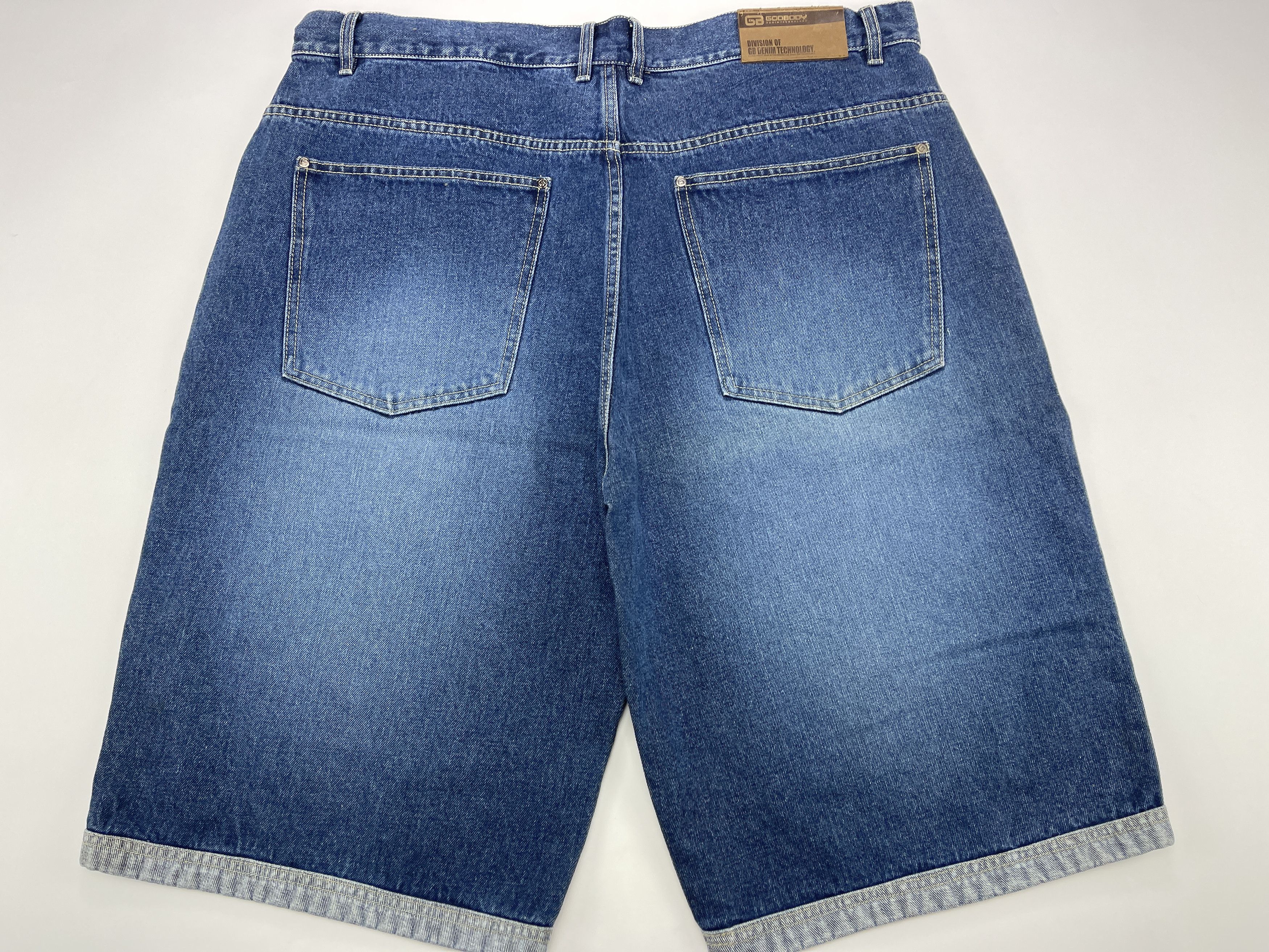 Vintage Godbody shorts, vintage jeans, 90s hip hop, 1990s baggy W 40 Size US 40 / EU 56 - 1 Thumbnail