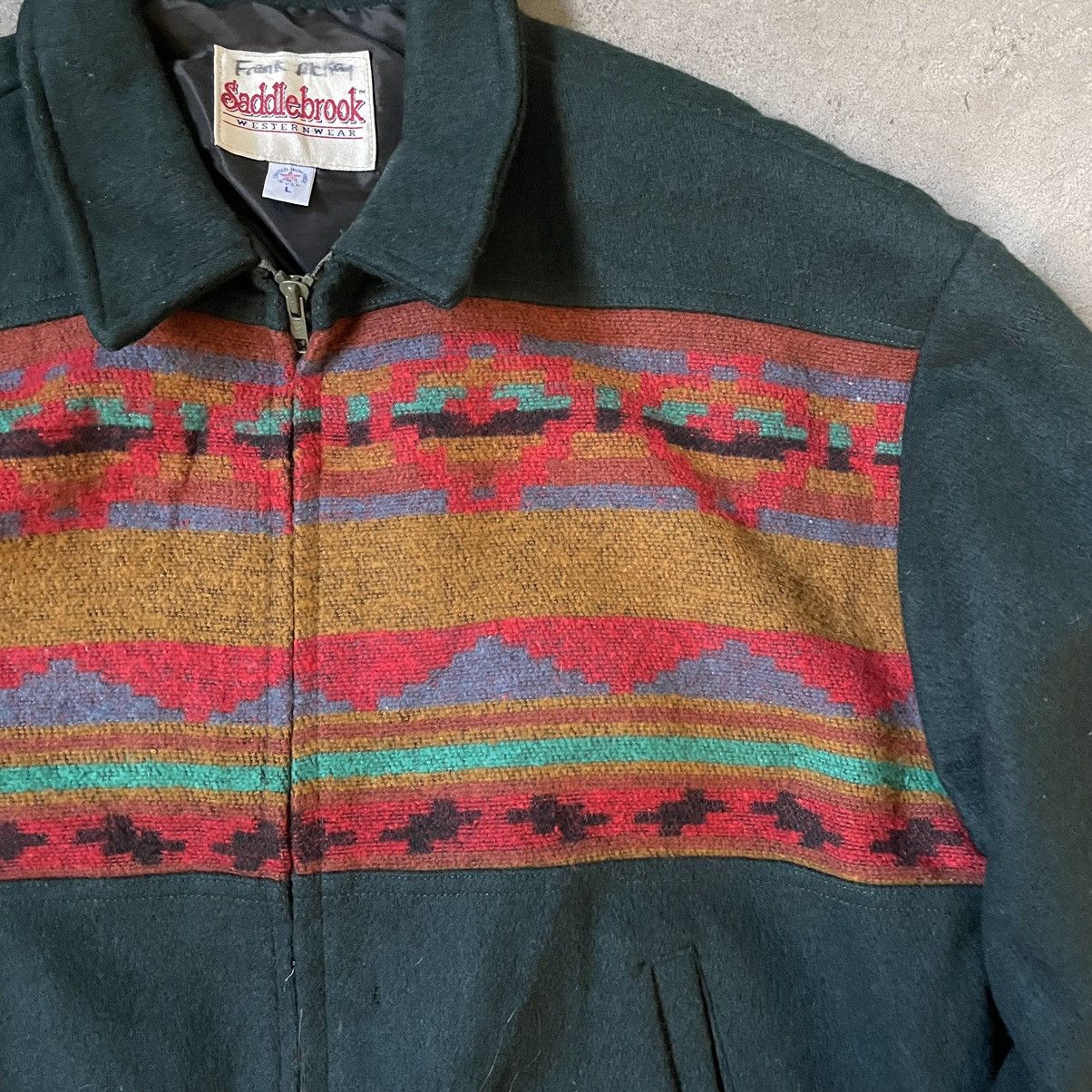 Vintage Saddlebrook western wear nabaho Jaket Size US L / EU 52-54 / 3 - 2 Thumbnail
