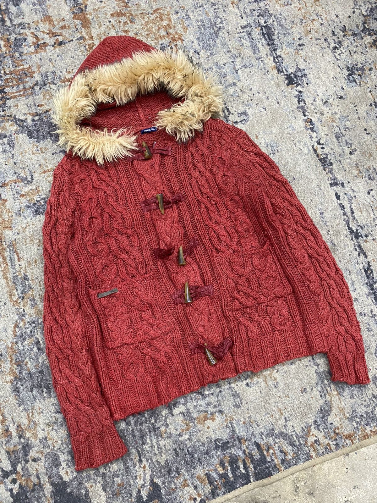 Hysteric Glamour × If Six Was Nine × Japanese Brand faux fur knitted hoodie eigenpost japan ifsixwasnine style Size US L / EU 52-54 / 3 - 10 Thumbnail