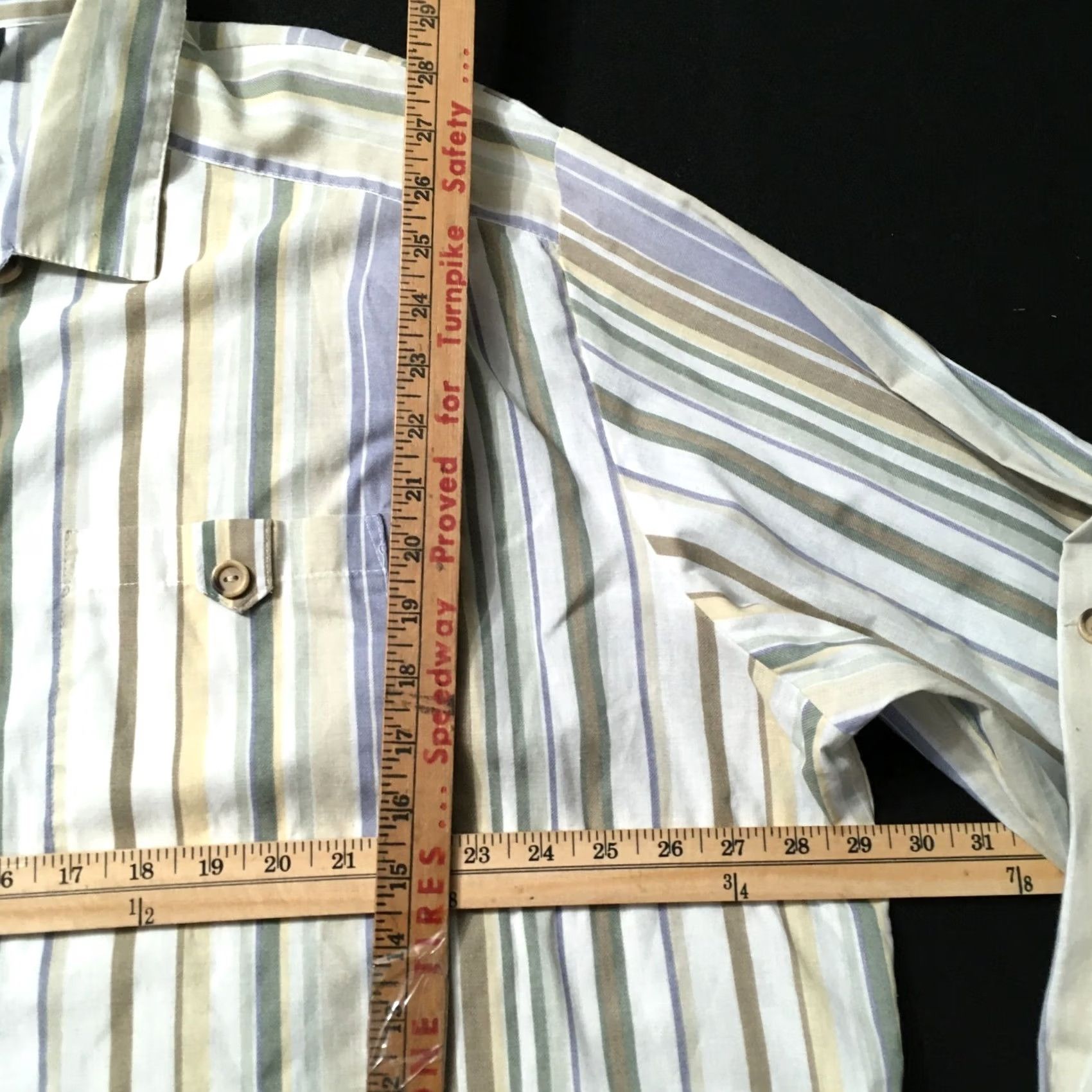 Vintage Tapestry Shirt Womens 3X Blue Floral Top Button Size Size XXL / US 16-18 / IT 52-54 - 6 Thumbnail